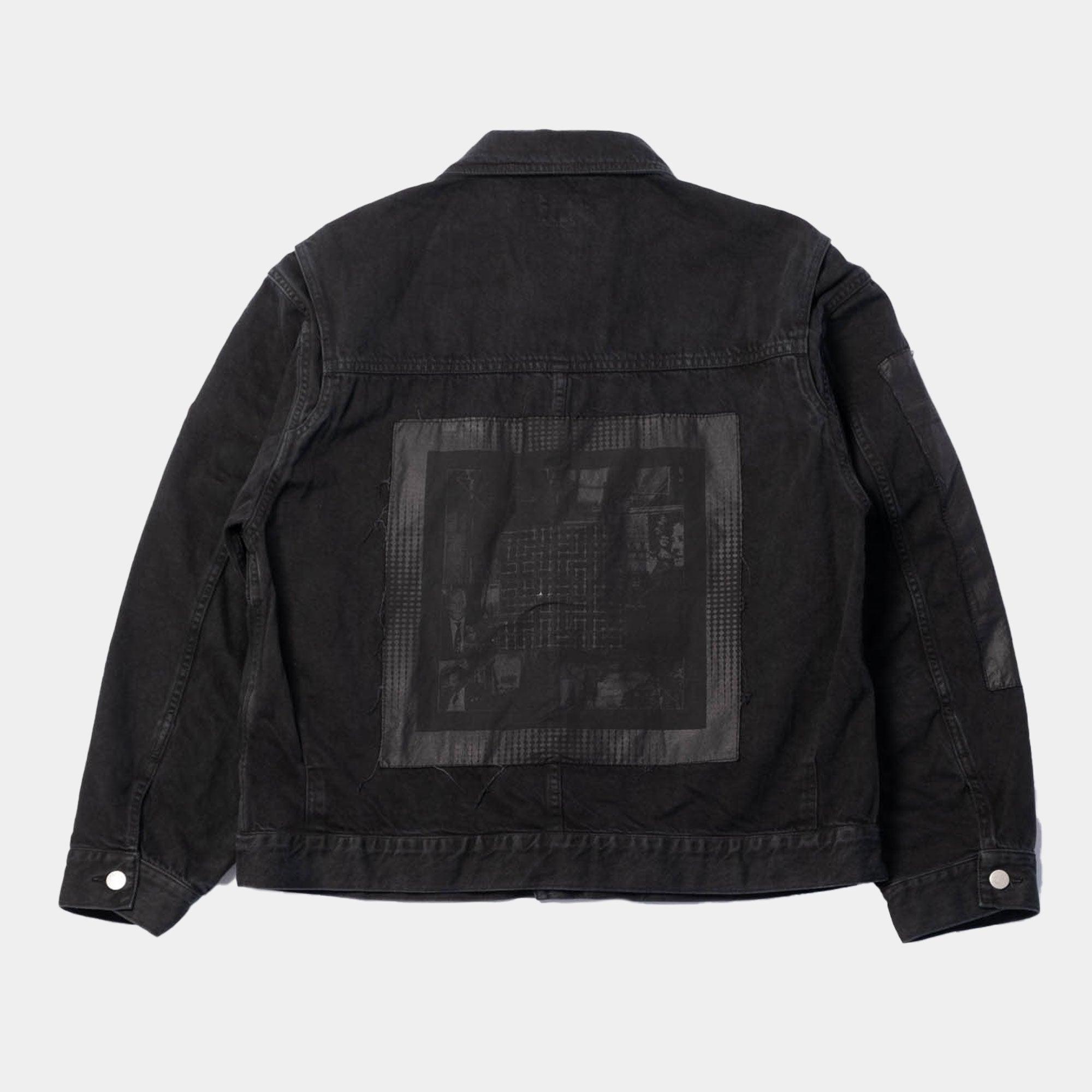 Cav Empt Overdye VH EX DNA Denim Jacket - Charcoal - Never Never