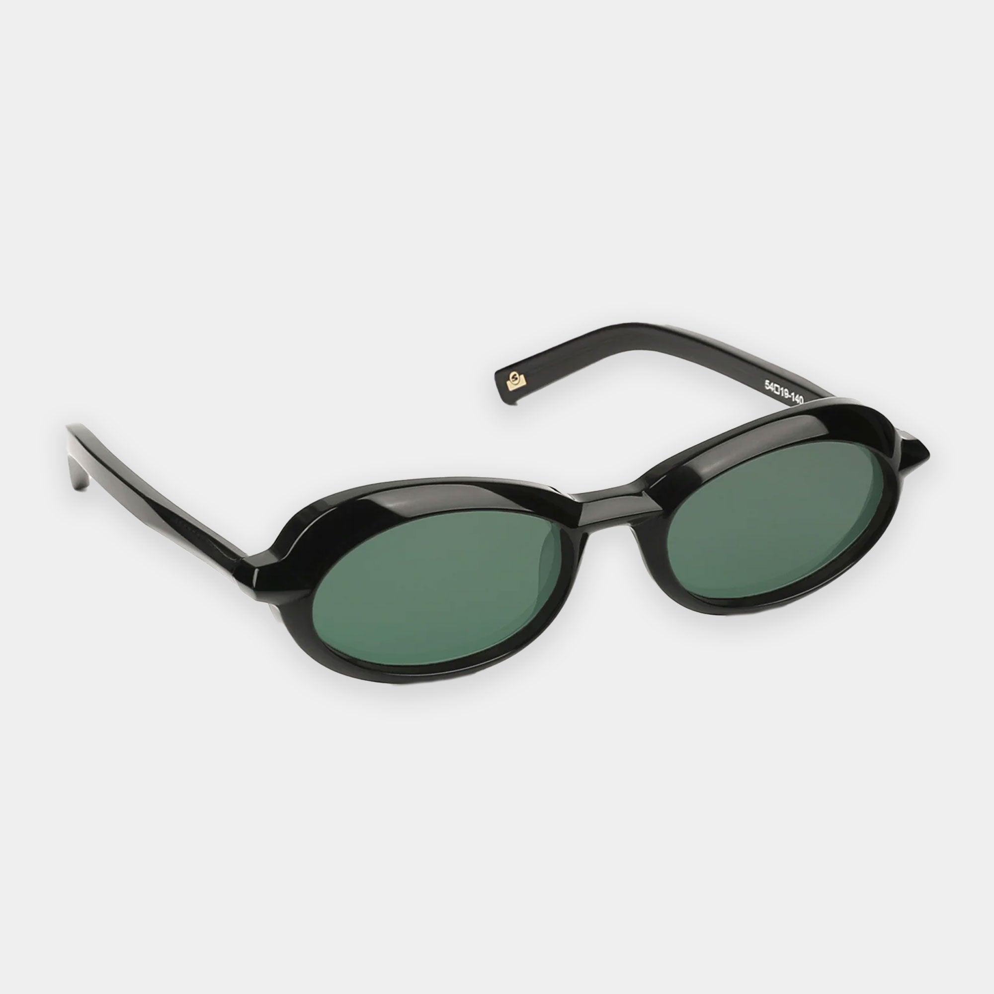 Sub Sun SUB013 Sunglasses - Transparent Black/Green - Never Never