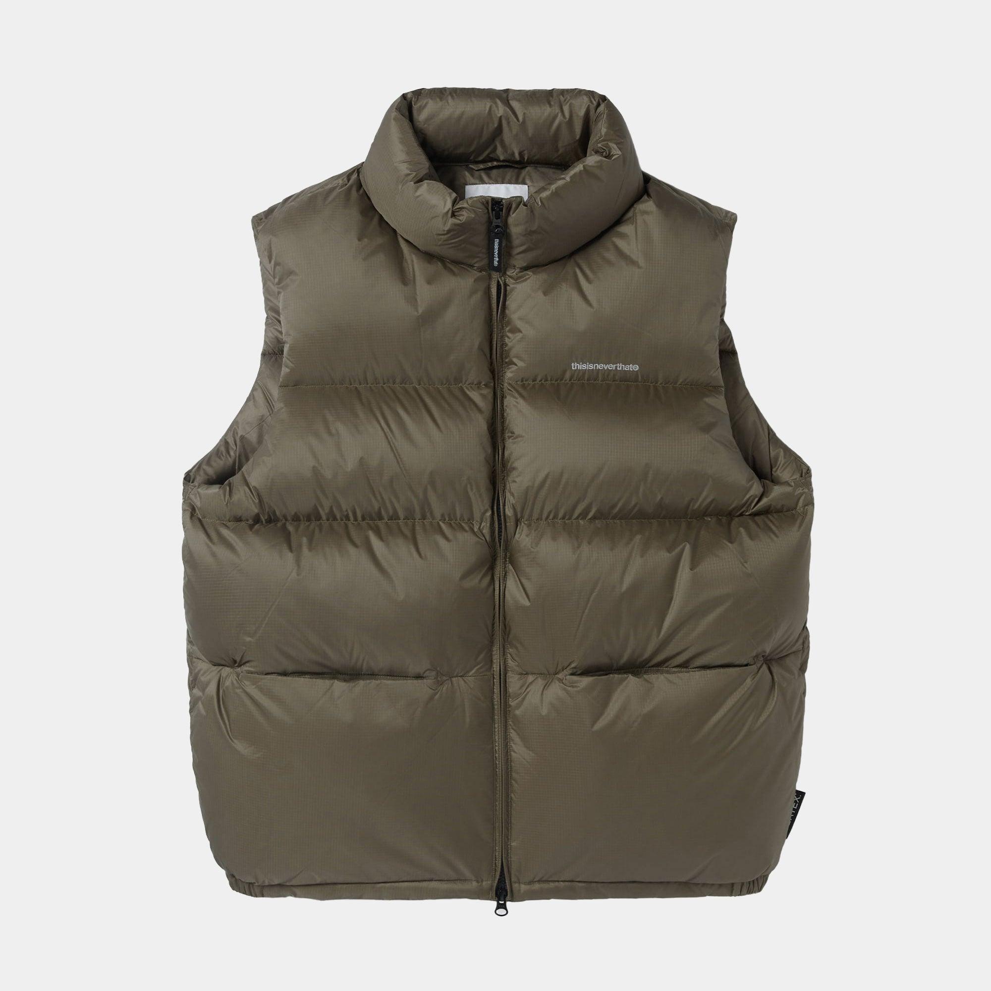 thisisneverthat PERTEX T Down Vest - Olive - Never Never