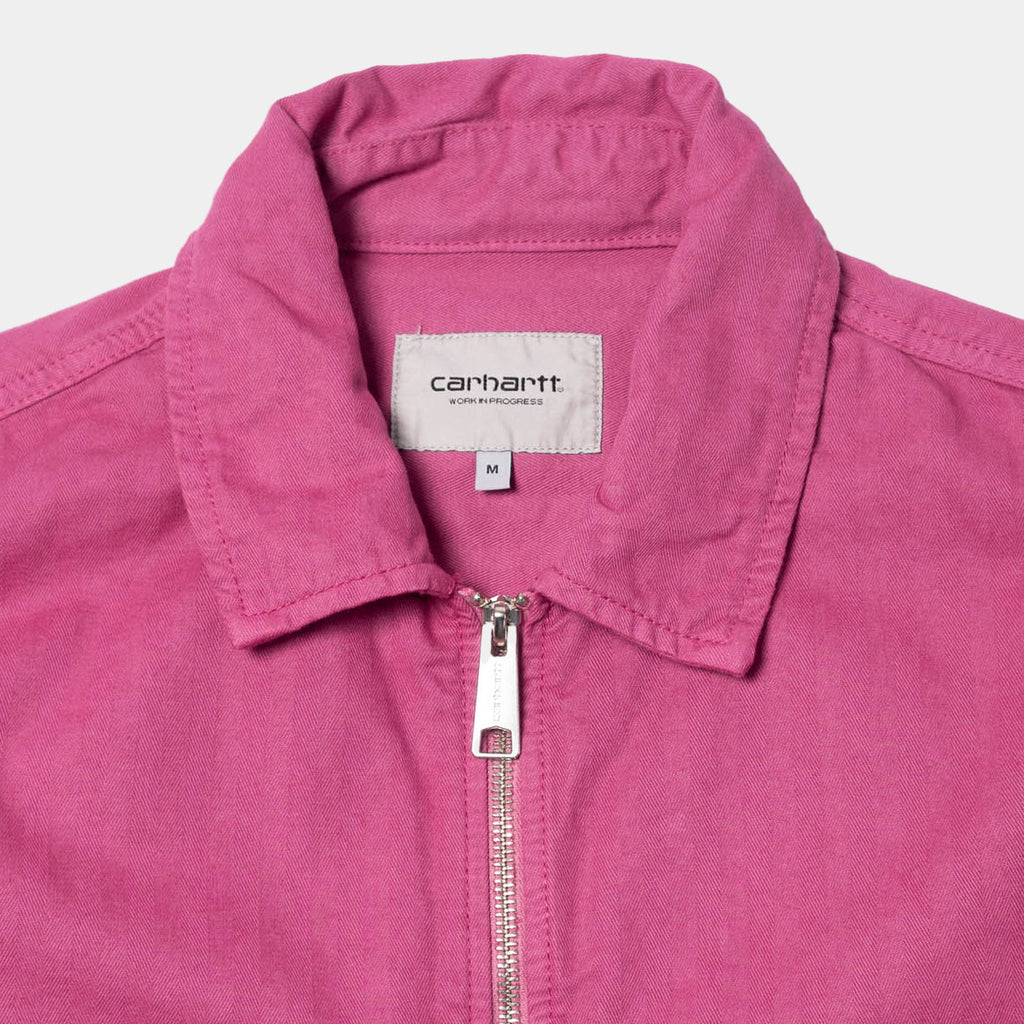 Carhartt WIP Carhartt WIP Rainer Shirt Jac - Magenta Garment Dyed ...