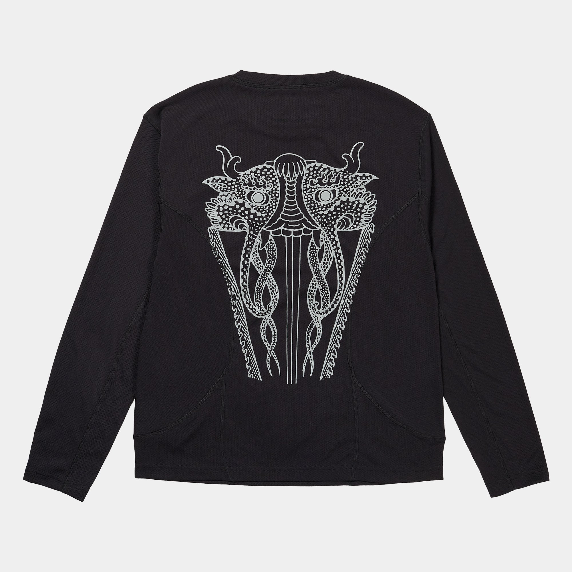 The Trilogy Tapes TTT 3M Winter Running LS T-Shirt - Black