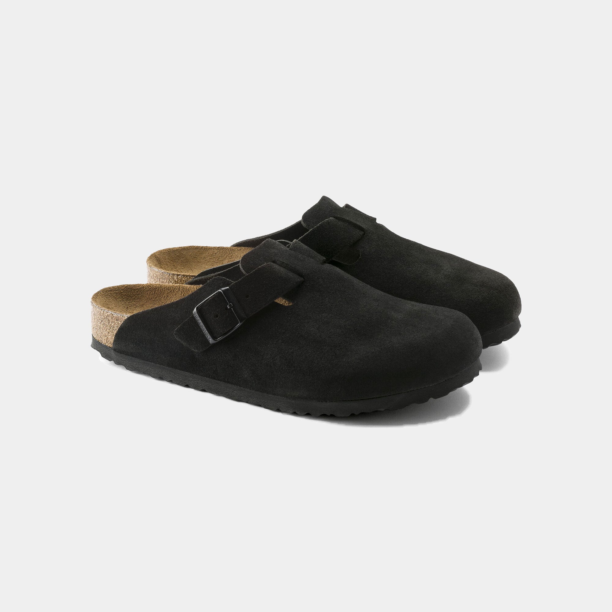 BIRKENSTOCK Boston Soft Footbed - Black