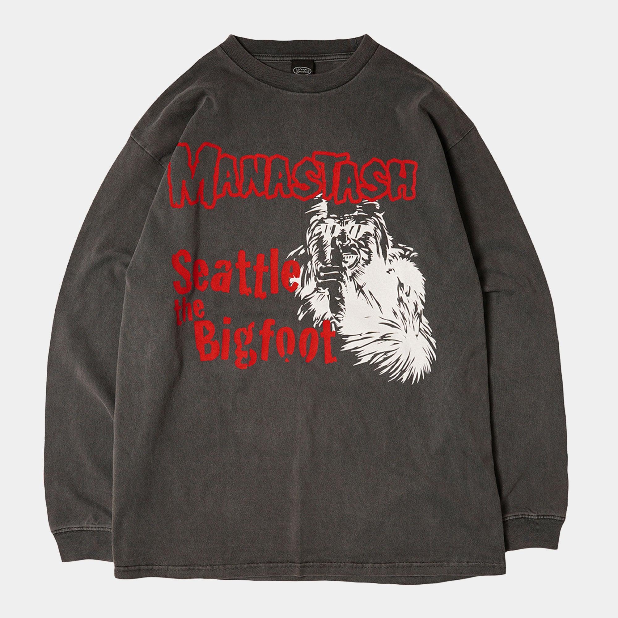 Manastash Pumice Big Foot LS Tee - Black - Never Never