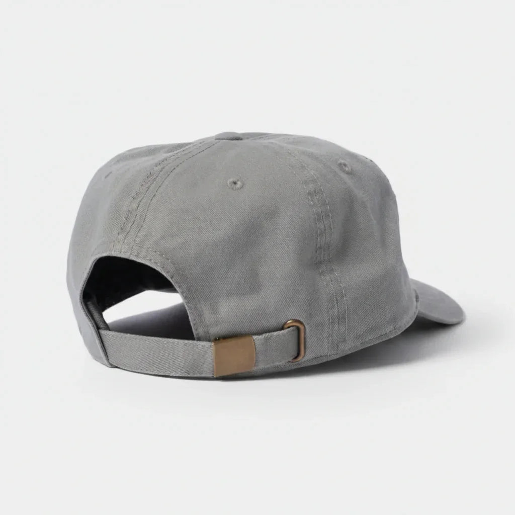 Never Never Spiral 6 Panel Hat - Washed Grey