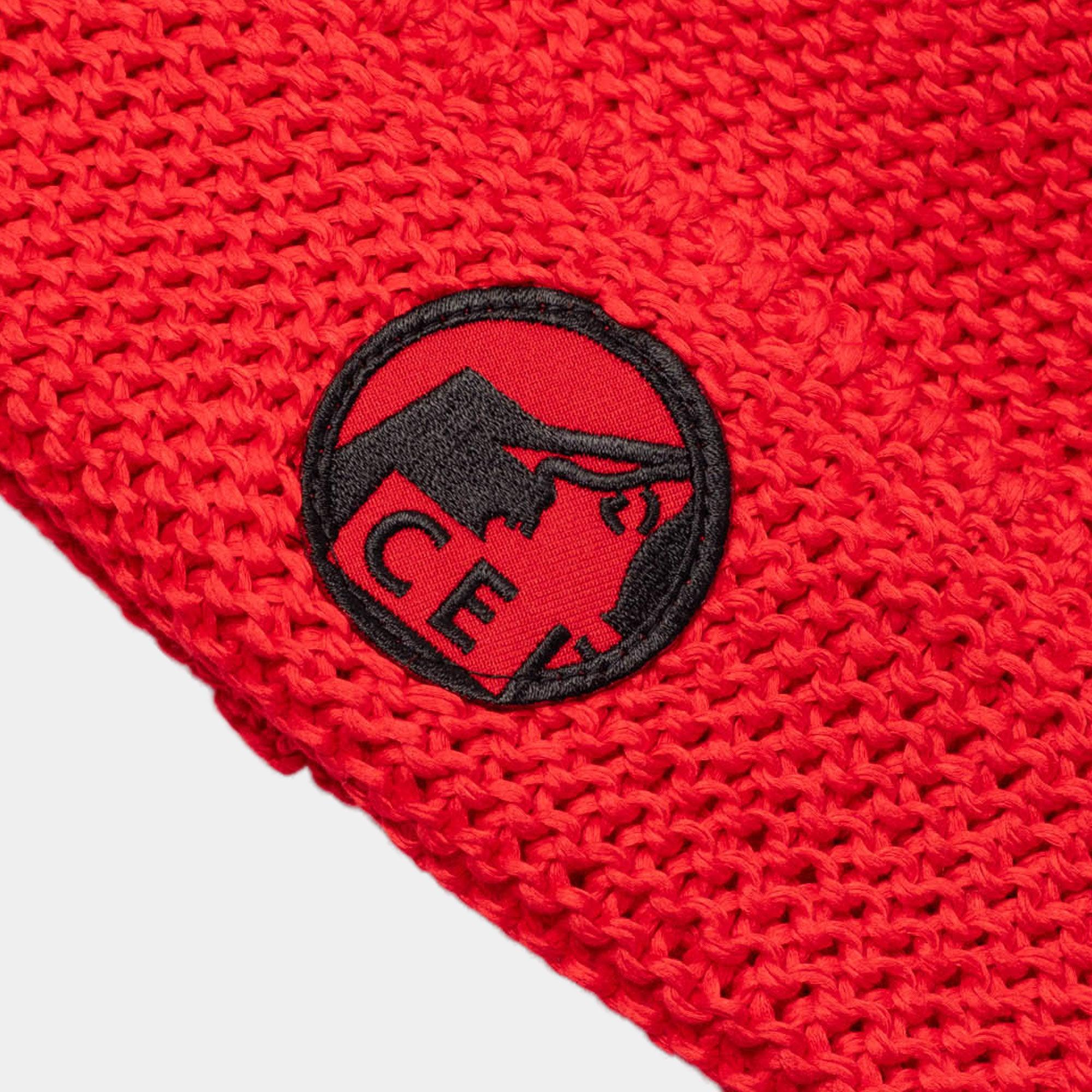 Cav Empt Pre Cog Cotton Knit Cap - Red - Never Never