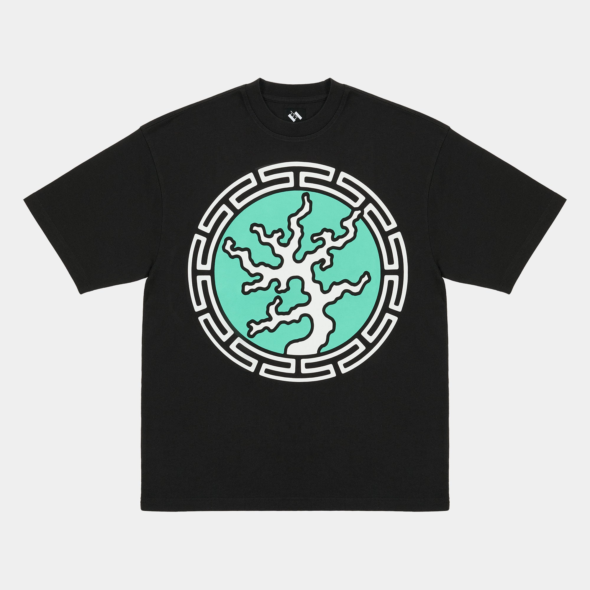 The Trilogy Tapes TTT Coral T-shirt - Black