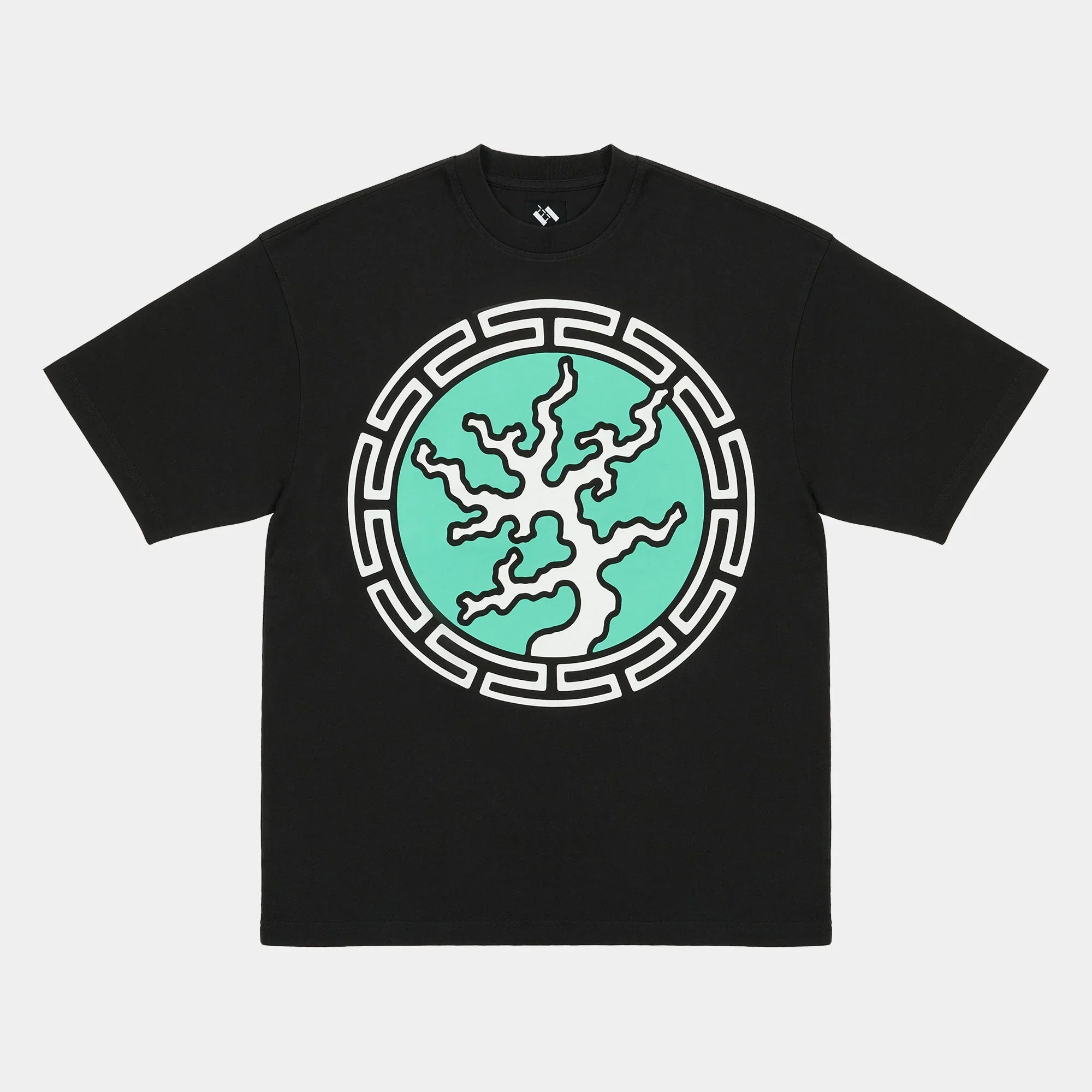 The Trilogy Tapes TTT Coral T-shirt - Black