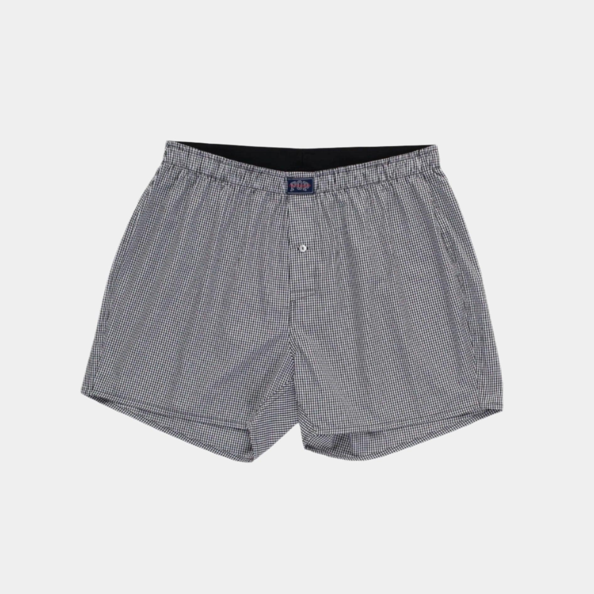 Pop Trading Company Boxer Shorts 3-Pack - Black/Navy/Check - Never Never