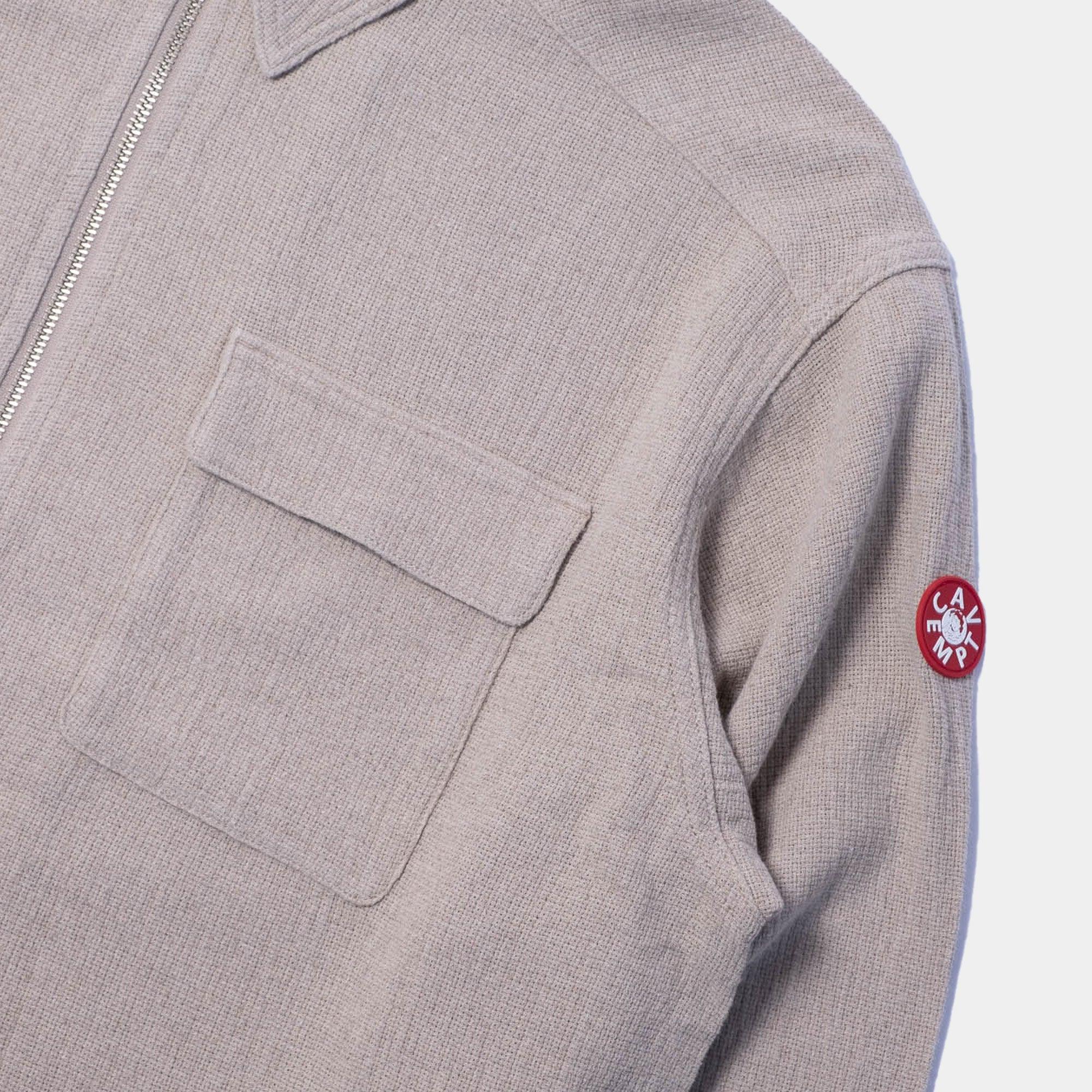 Cav Empt C/L Zip Short Shirt Jacket - Grey - Never Never