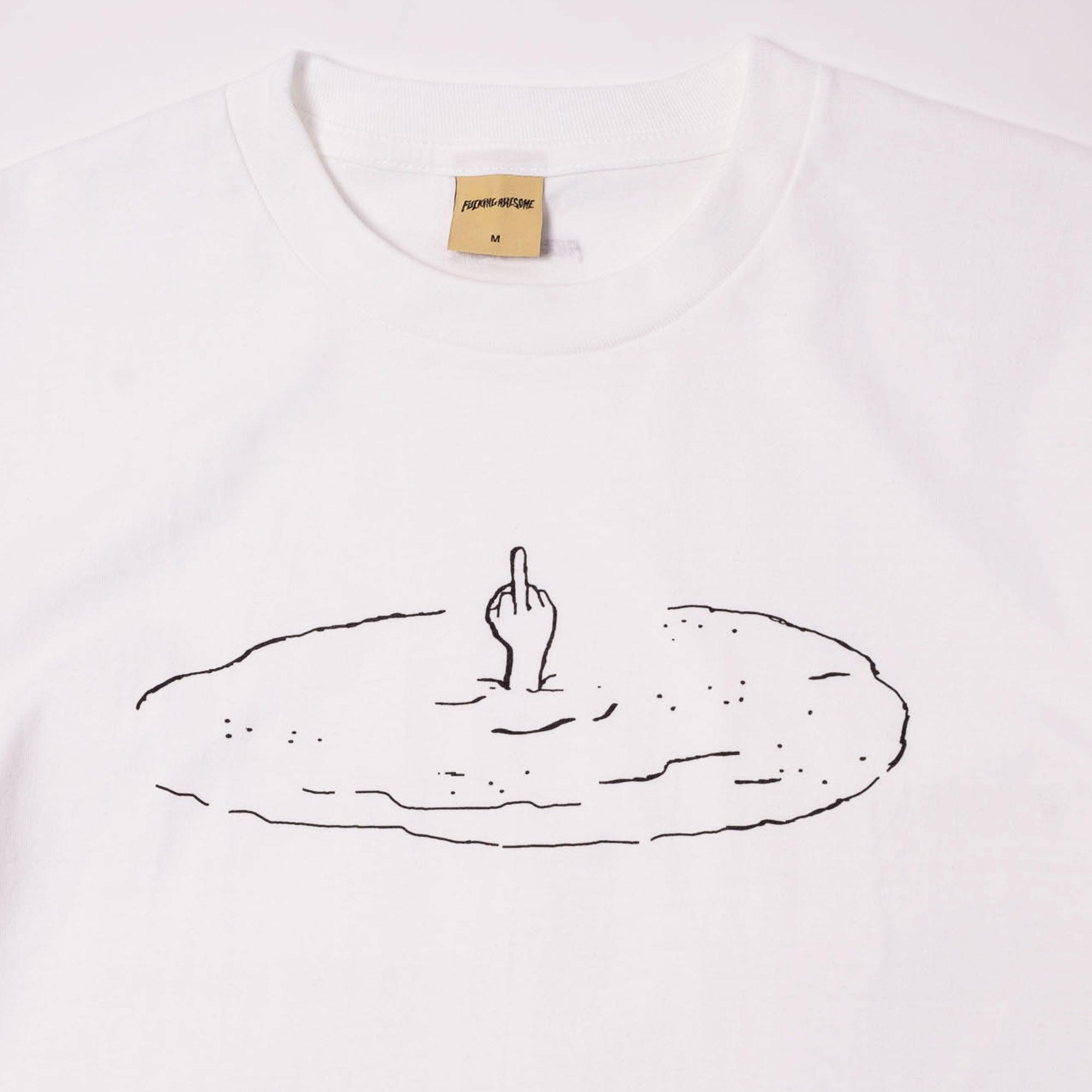 Fucking Awesome Fuck The World Tee - White - Never Never