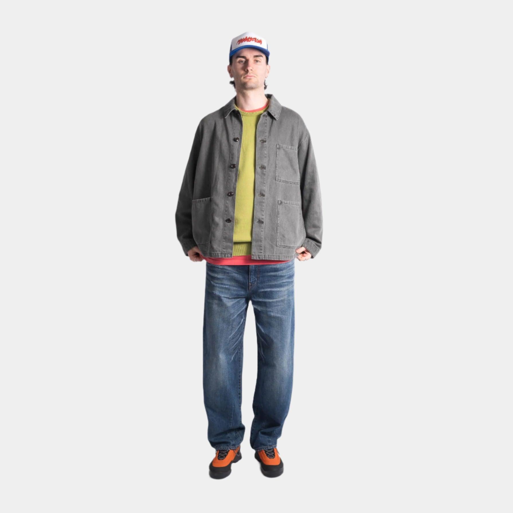 Manastash Hemp Washed Chore Jacket- Black - Never Never