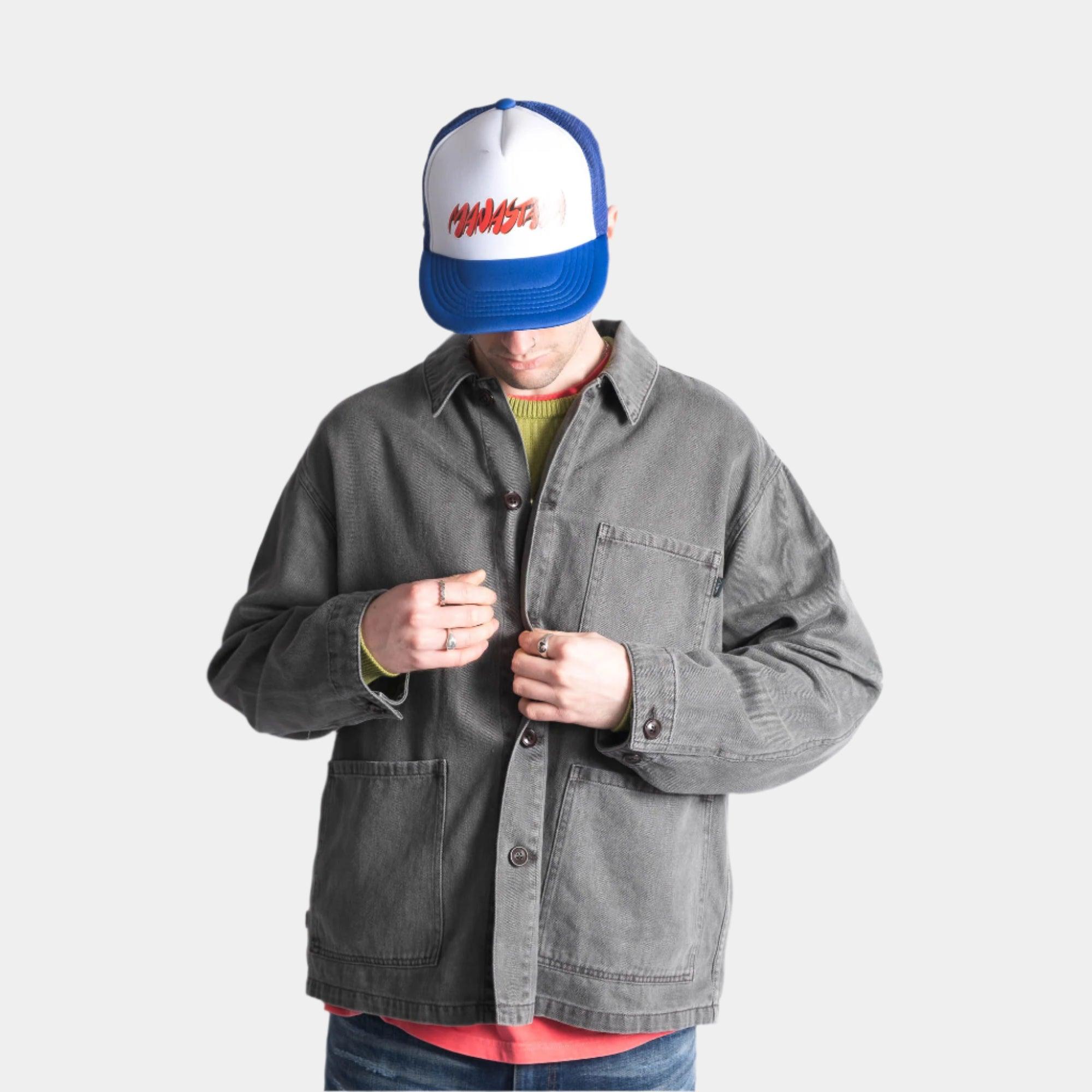 Manastash Hemp Washed Chore Jacket- Black - Never Never