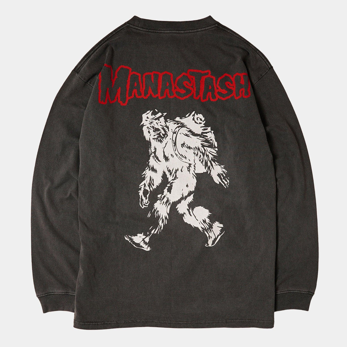 Manastash Pumice Big Foot LS Tee - Black - Never Never