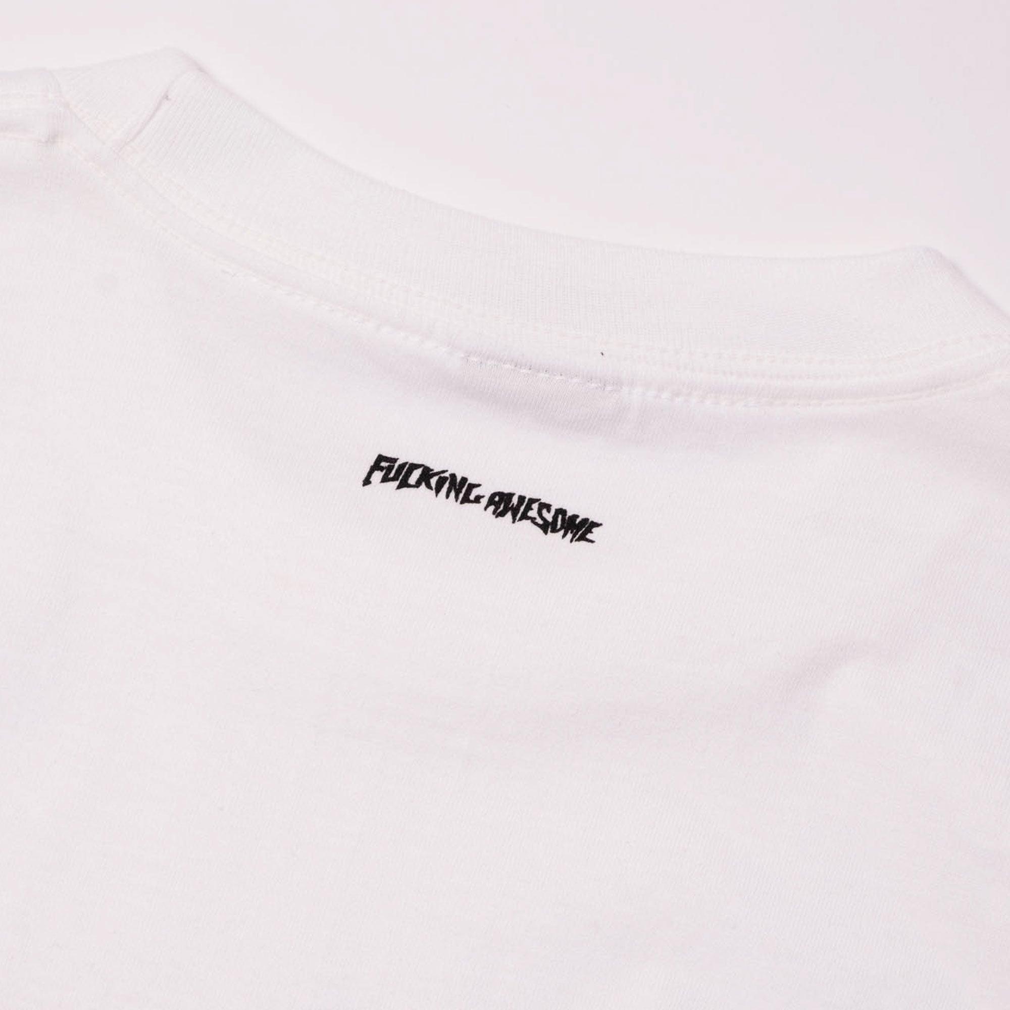 Fucking Awesome Fuck The World Tee - White - Never Never