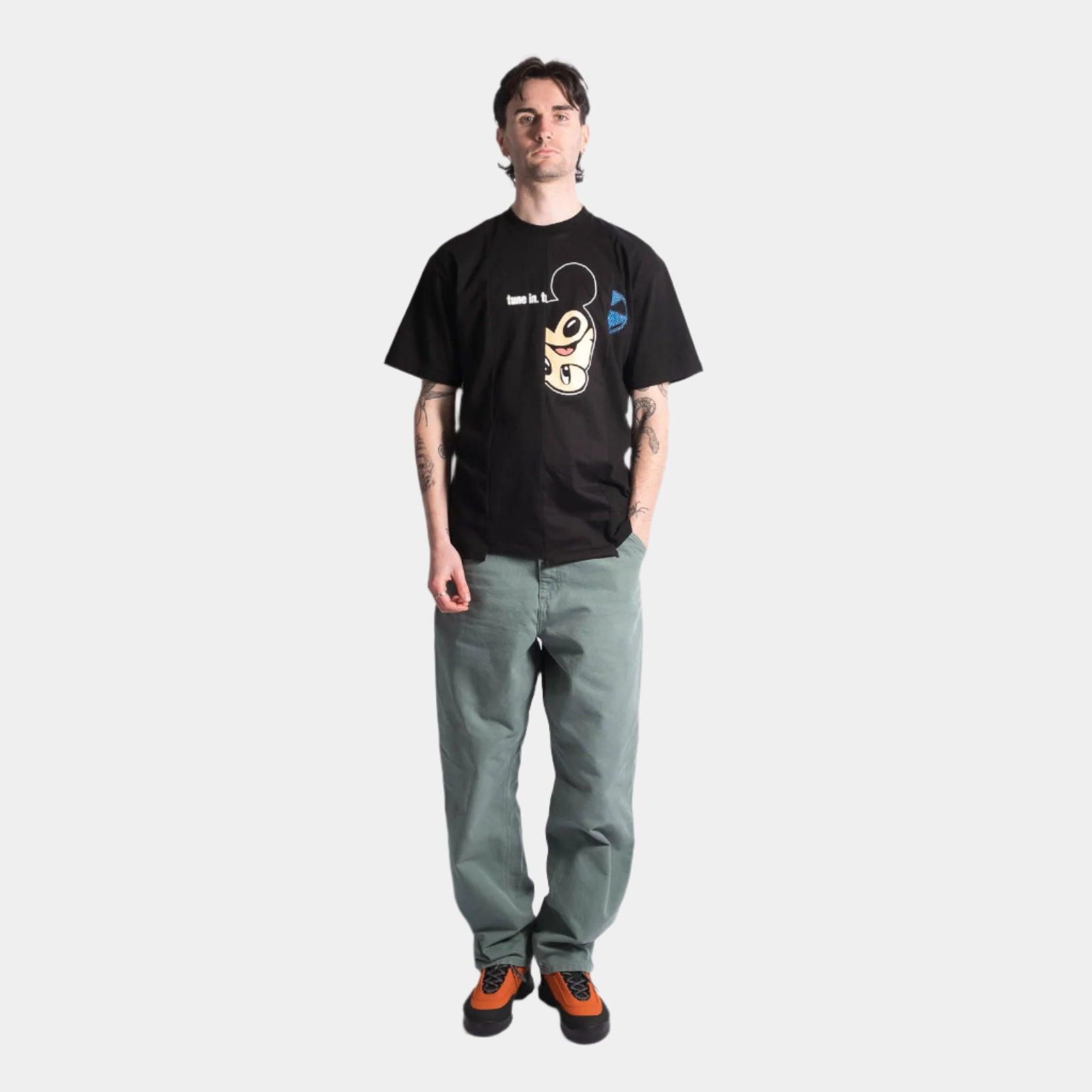 The Salvages Where Is My Mouse Reconstructed T-Shirt - Black - Never Never