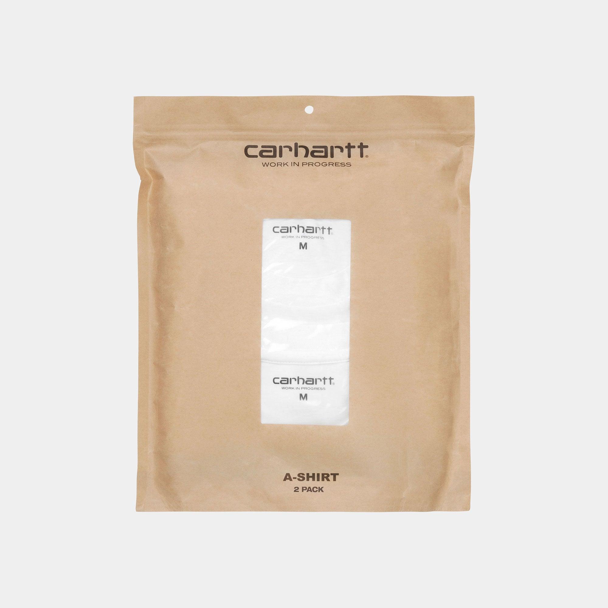 Carhartt WIP 2 Pack A-Shirt - White - Never Never