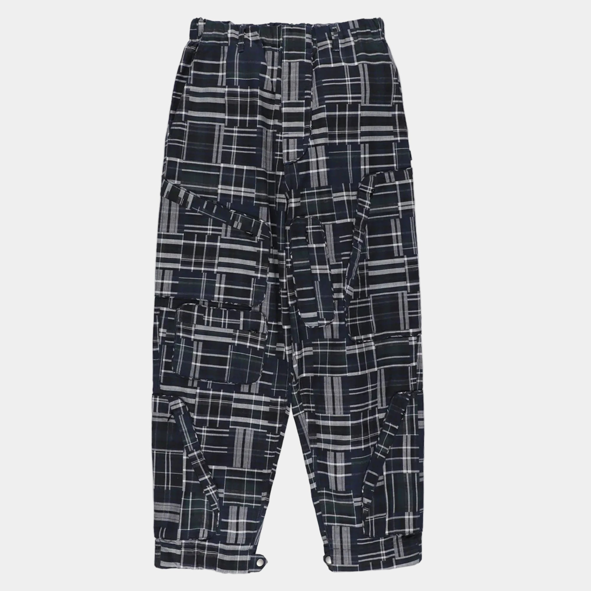 Phingerin Piped Flight Pants - Black/White