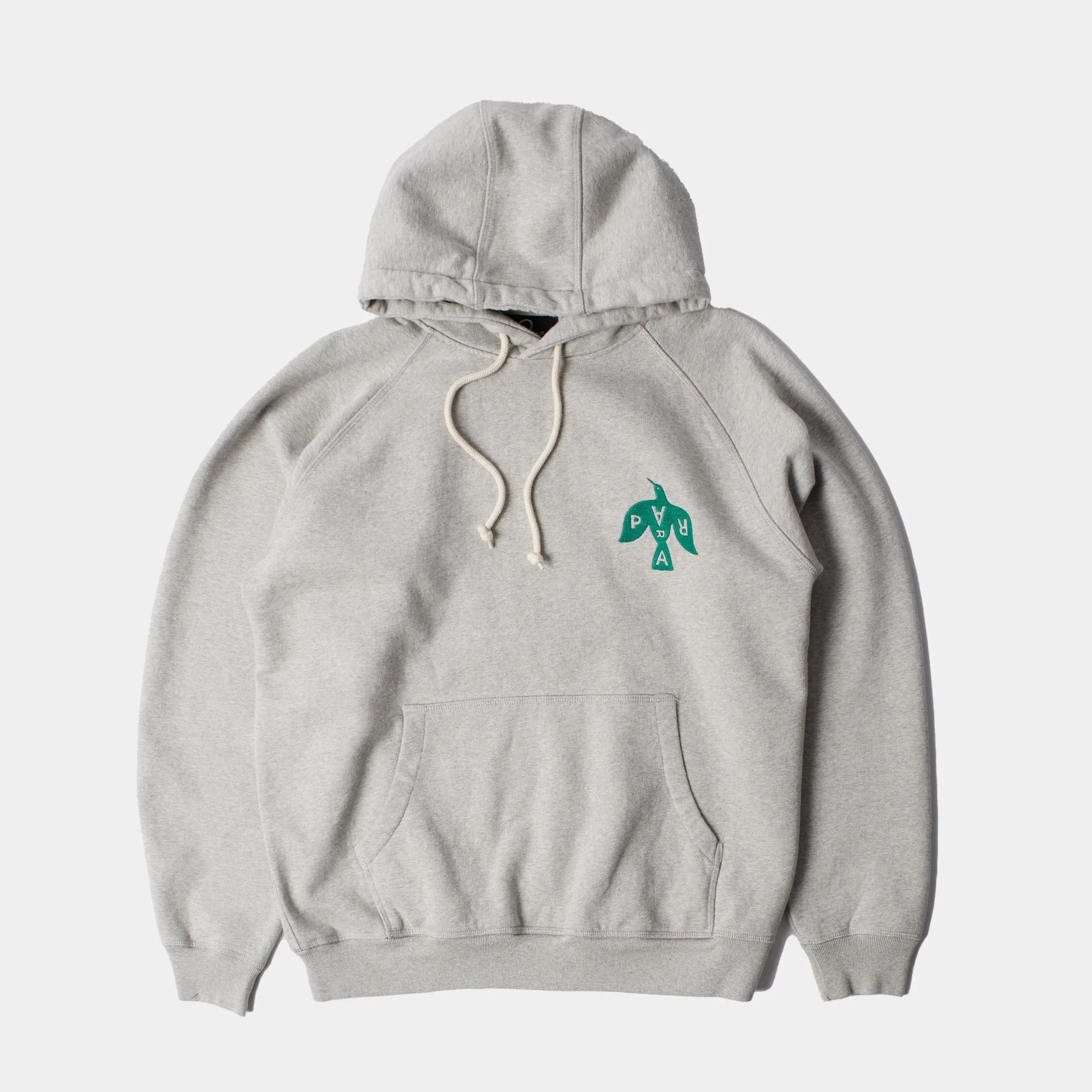 By Parra Crow Logo Hooded Sweatshirt - Heather Grey
