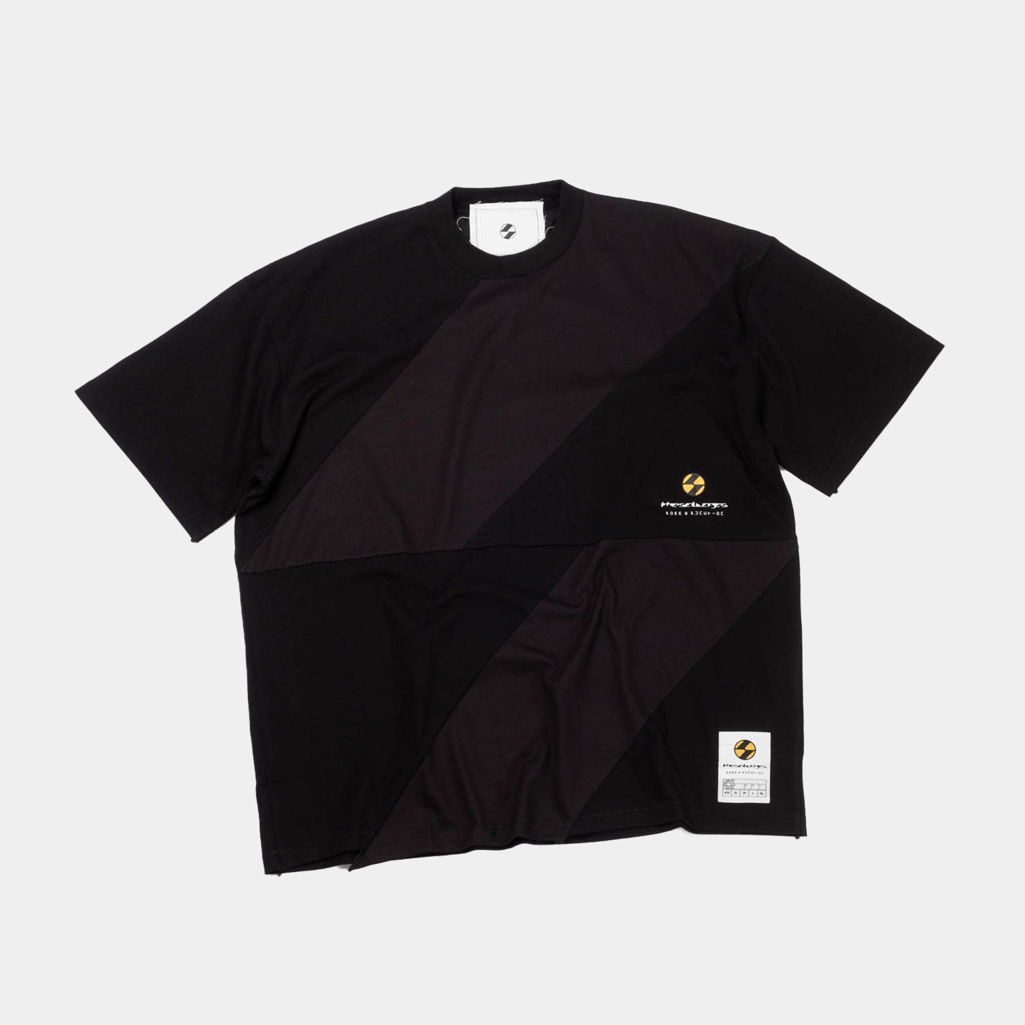 The Salvages Reconstructed Amorph OS T-Shirt - Black - Never Never