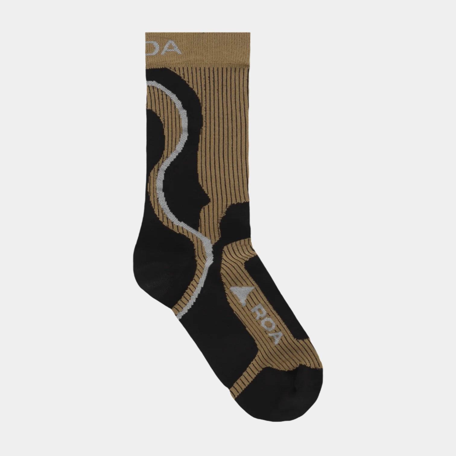 ROA Technical Socks - Brown - Never Never