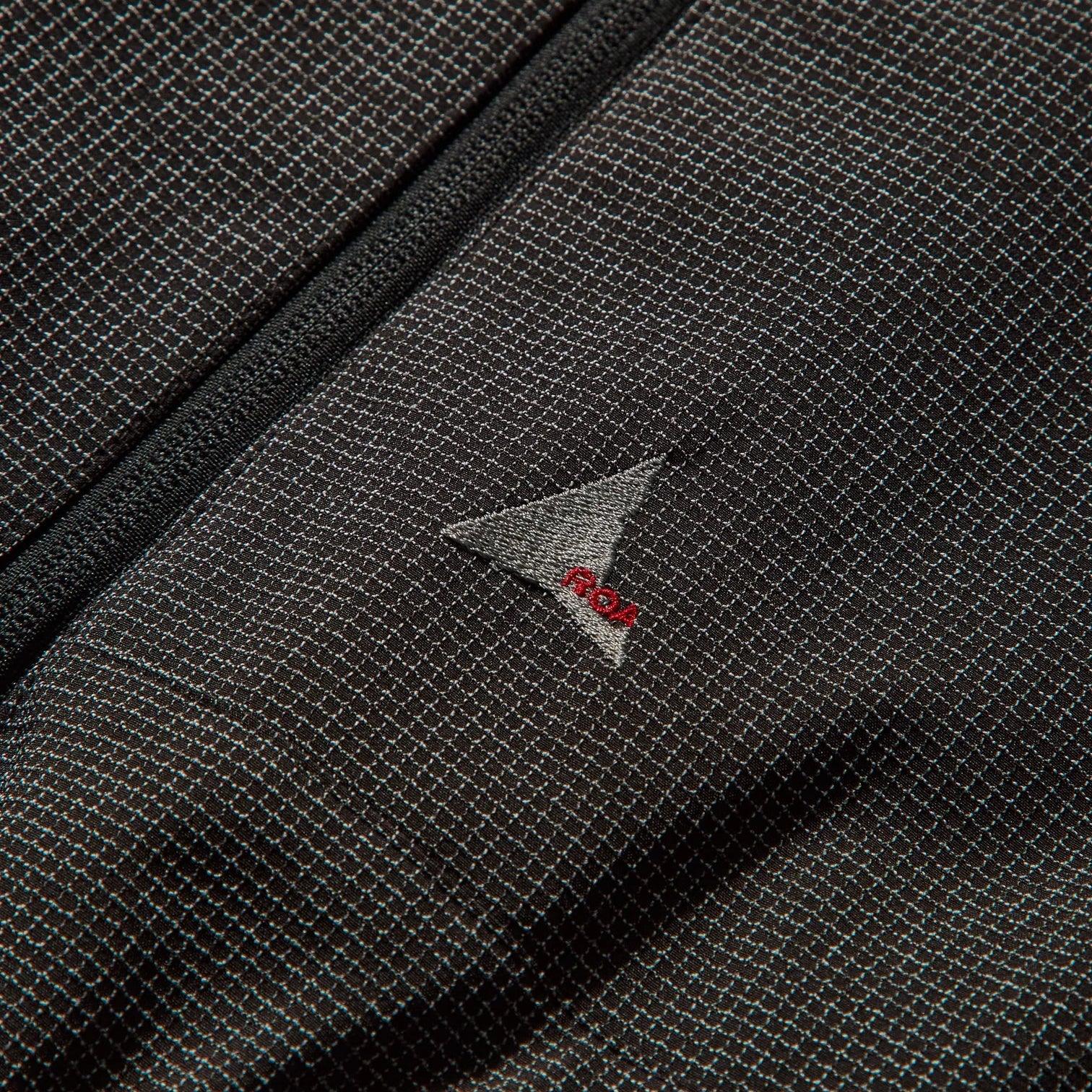 ROA Lamon Reinforced Technical Zip Up Shirt - Black