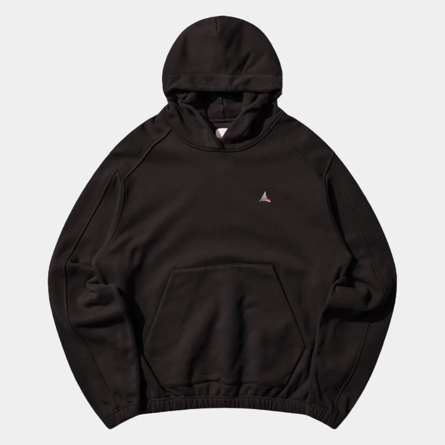 ROA Logo 490gsm Hoodie - Washed Black