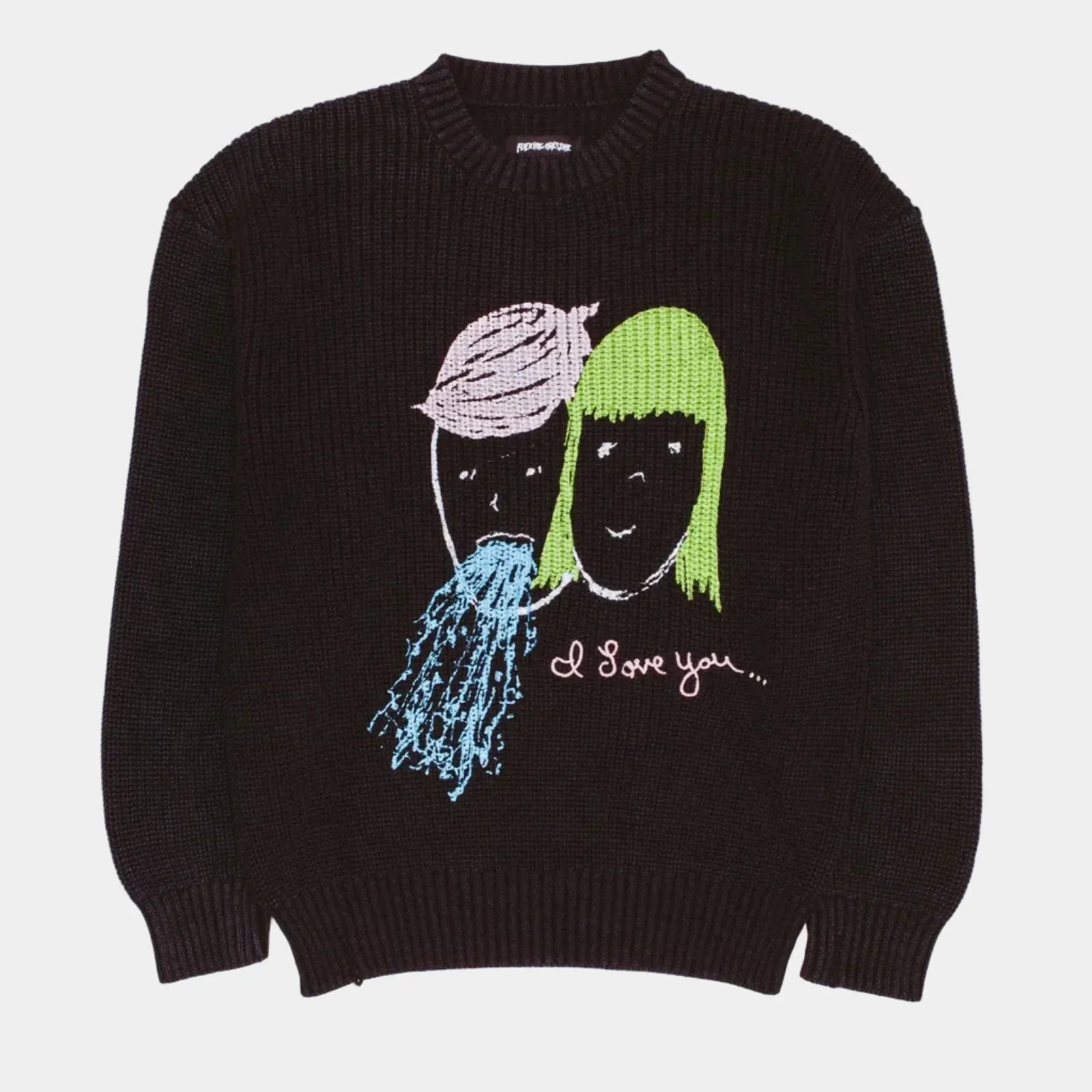 Fucking Awesome Overdyed Knit - Black