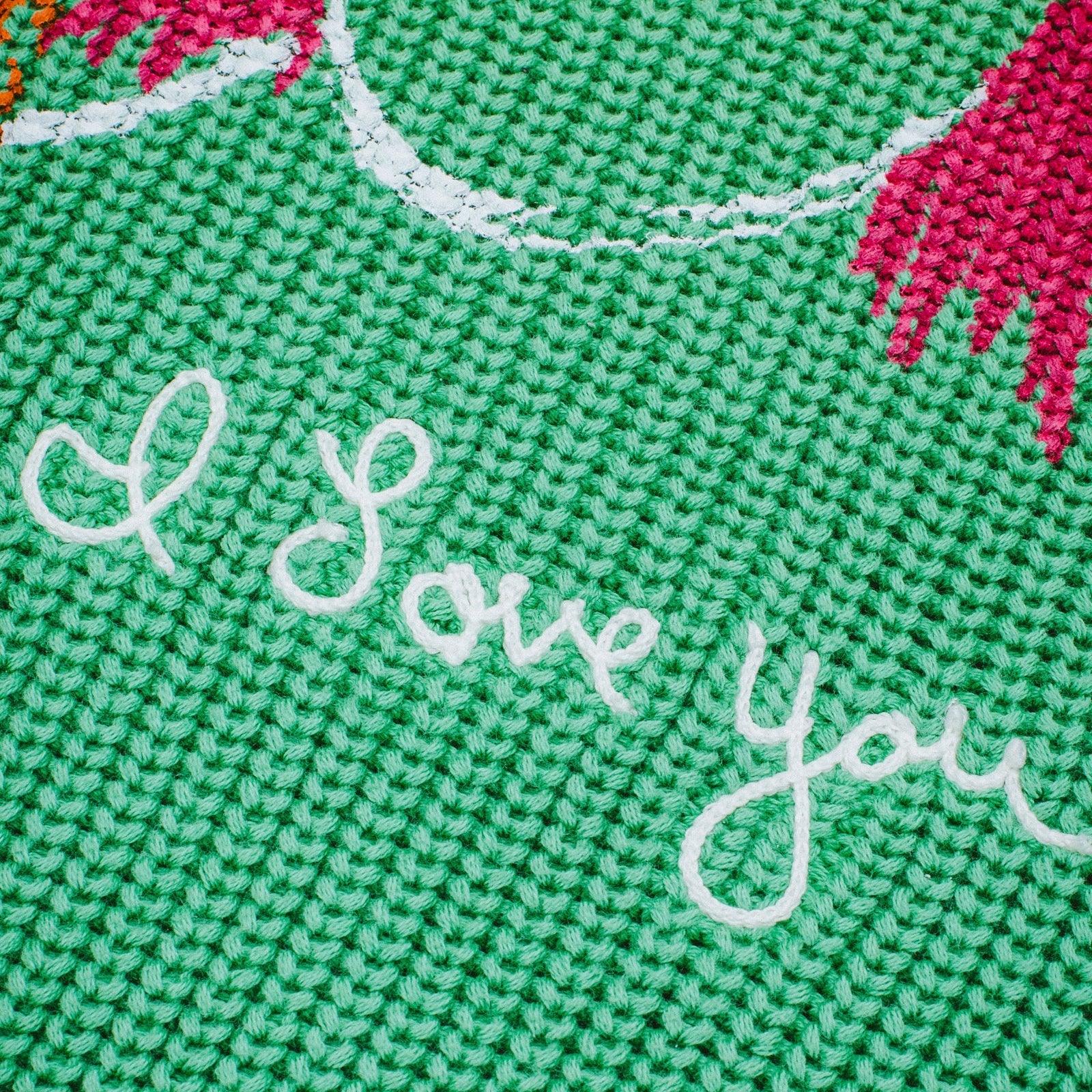 Fucking Awesome Overdyed Knit - Green - Never Never
