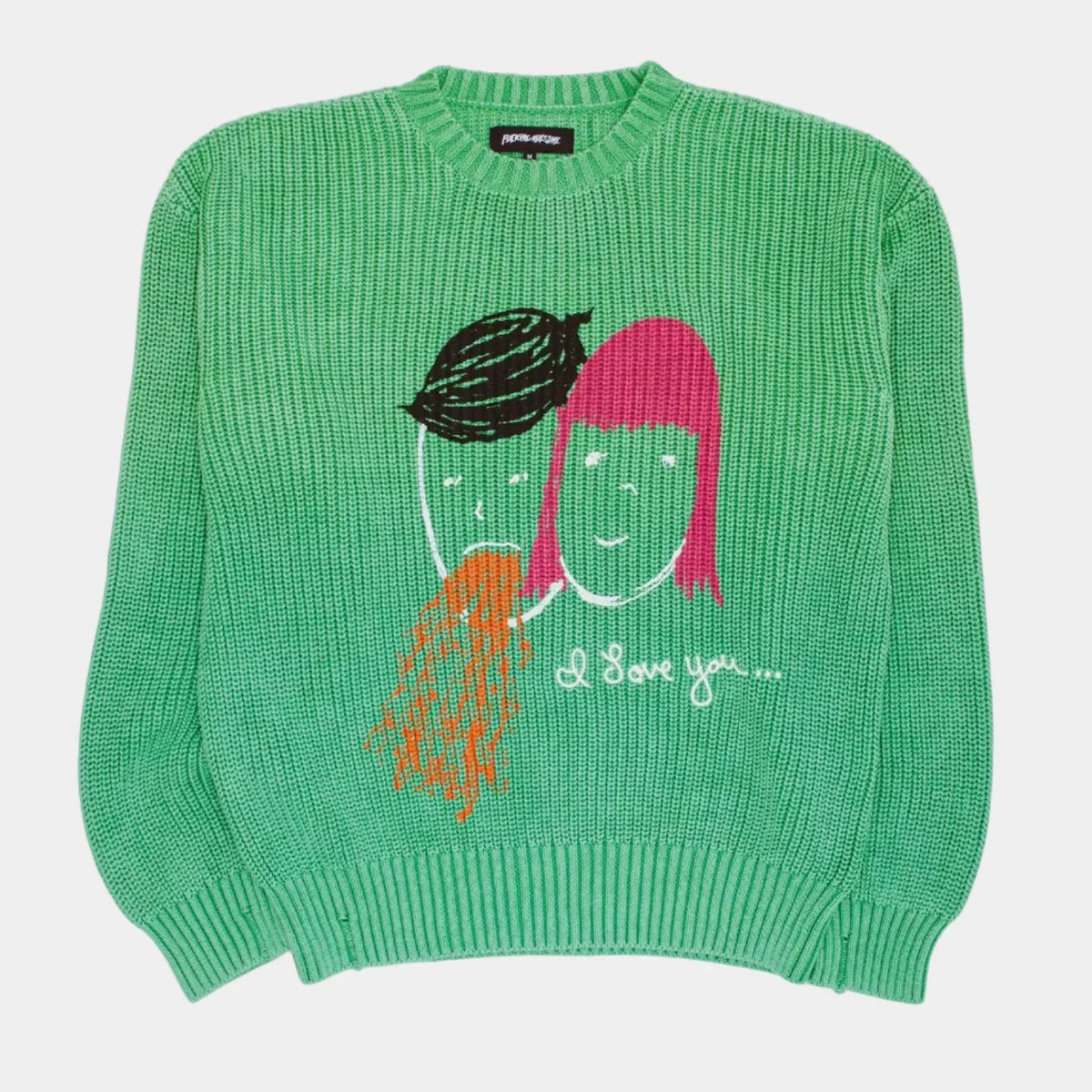 Fucking Awesome Overdyed Knit - Green