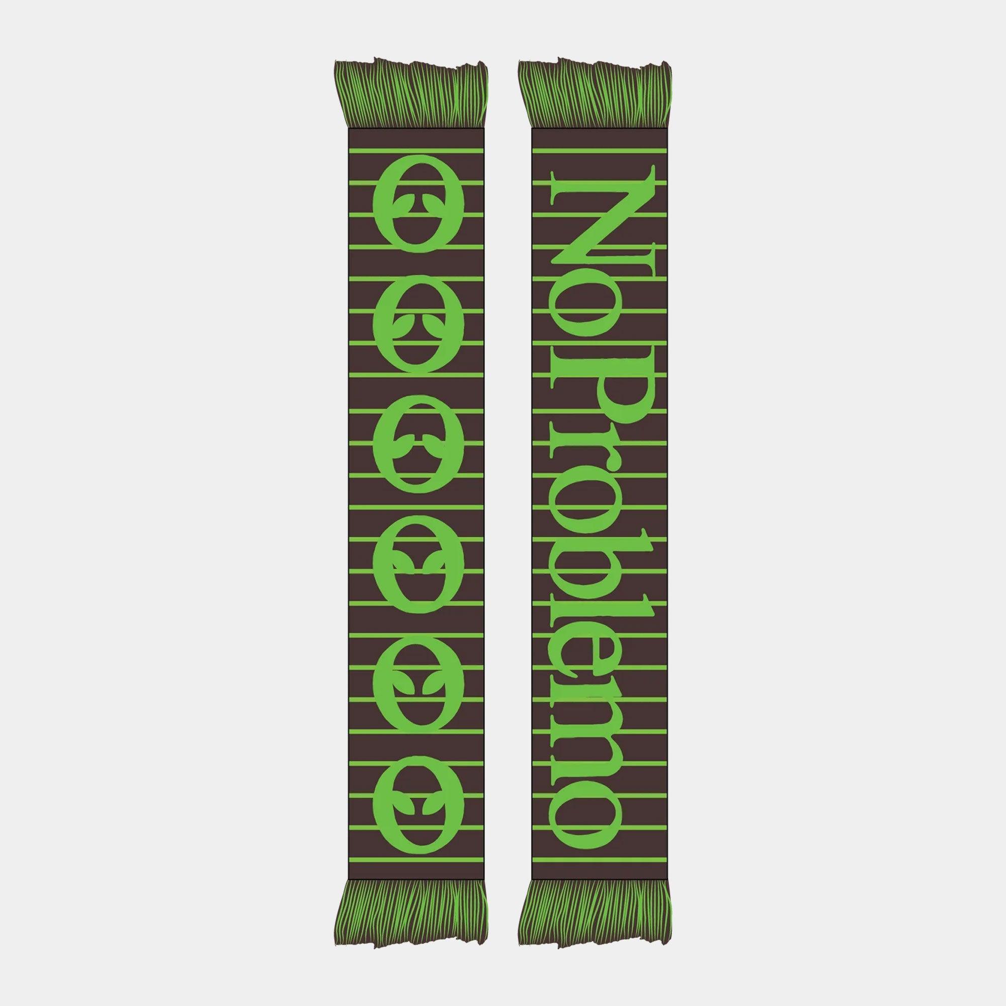 No Problemo Striped Scarf - Olive - Never Never