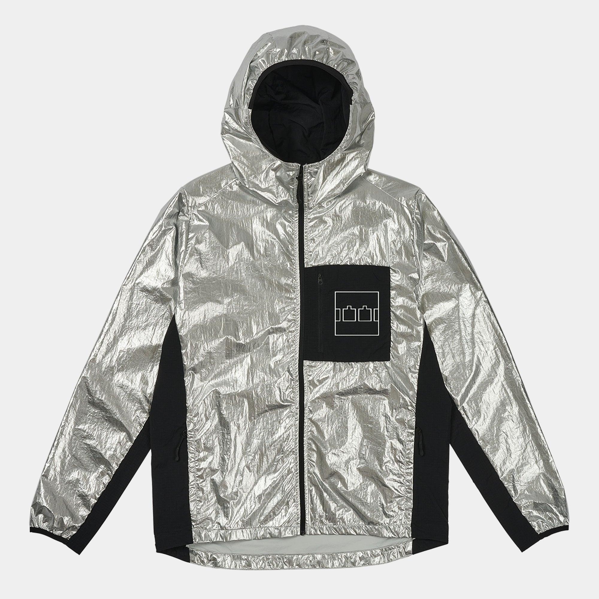 The Trilogy Tapes Lightweight Jacket - Silver - Never Never