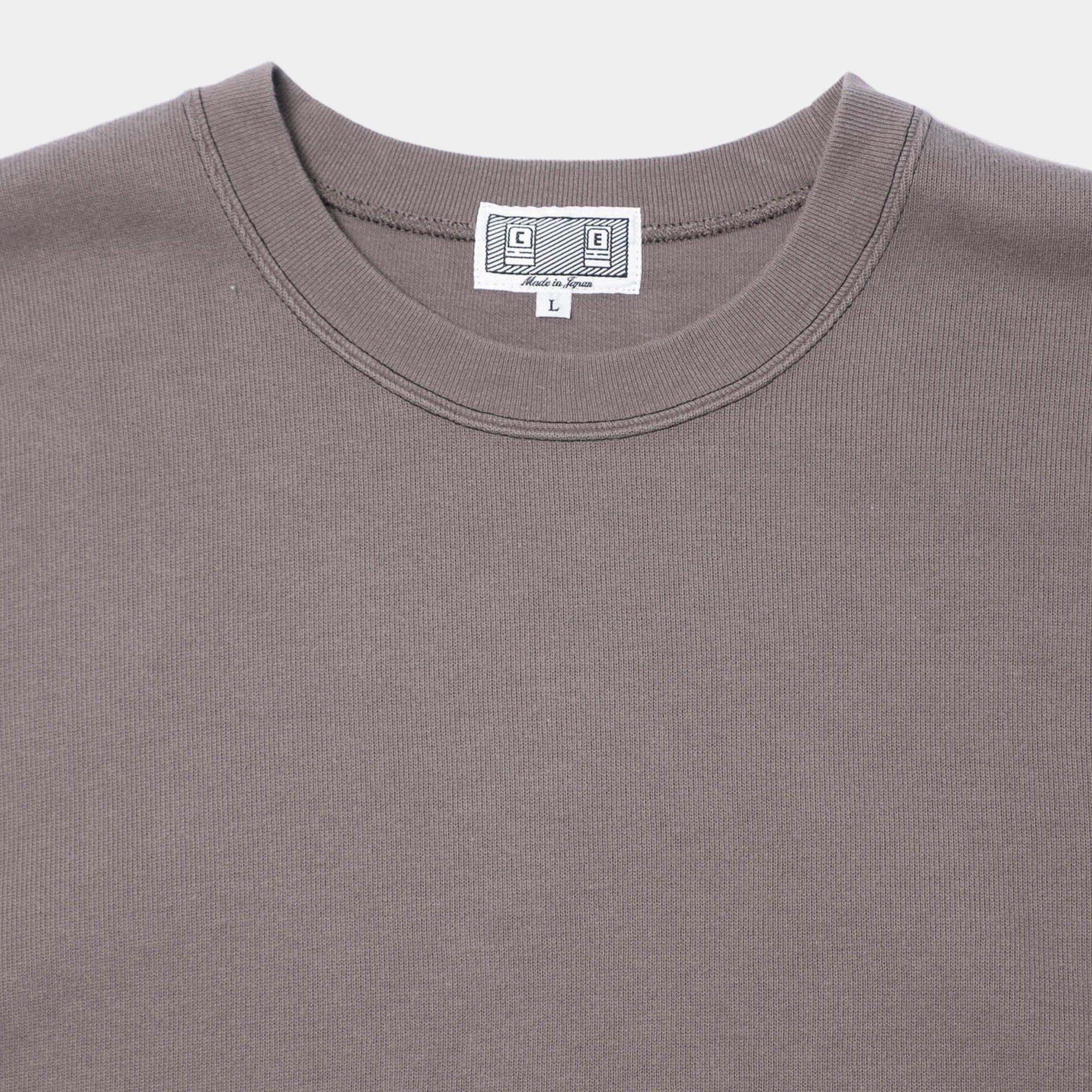 Cav Empt Side Seam DBL Knit Long Sleeve T-Shirt - Charcoal