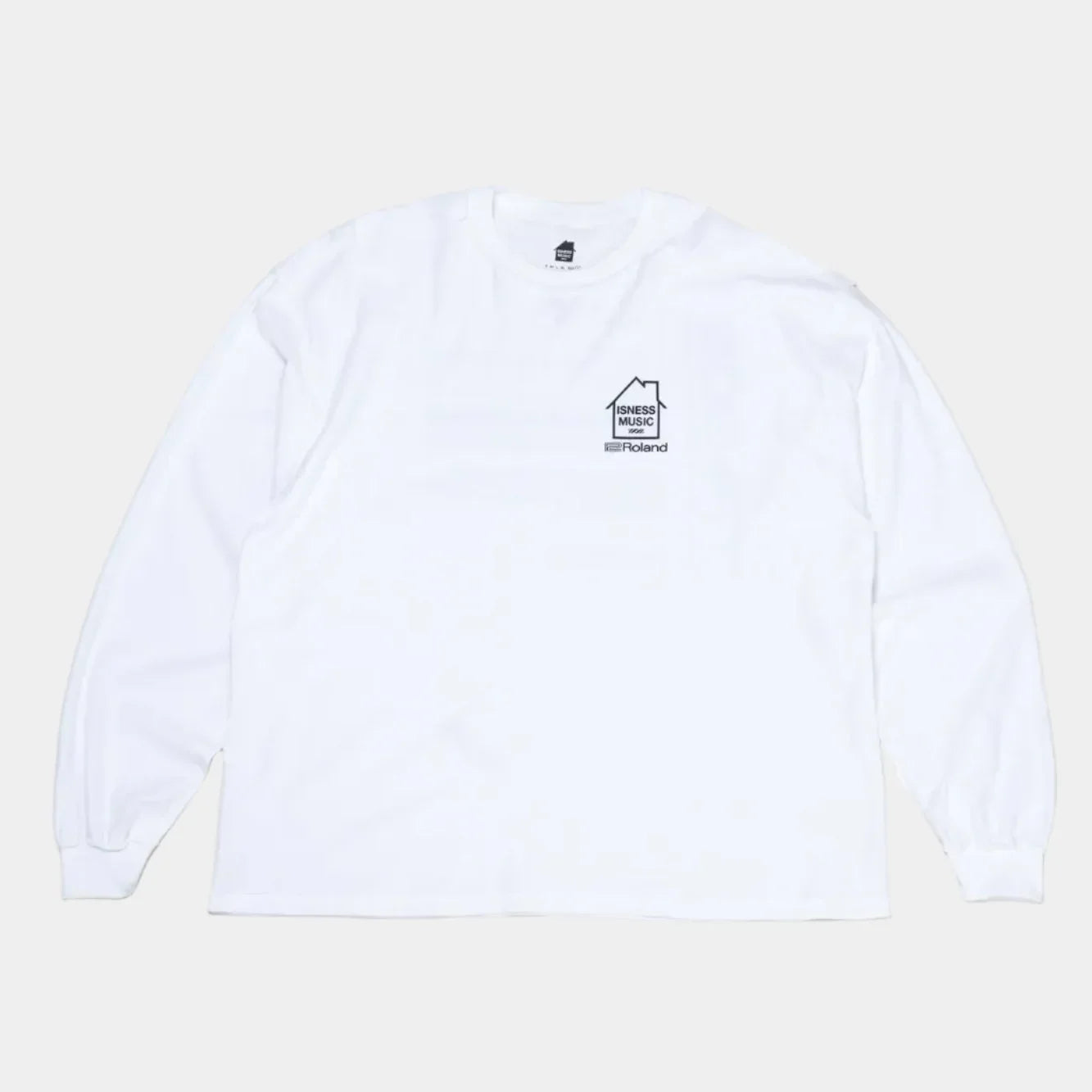 is-ness x Roland TR-909 LS Tee - White