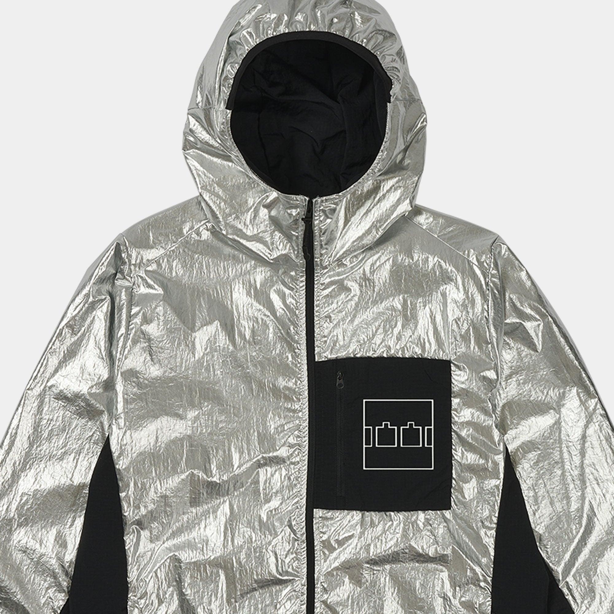 The Trilogy Tapes Lightweight Jacket - Silver - Never Never