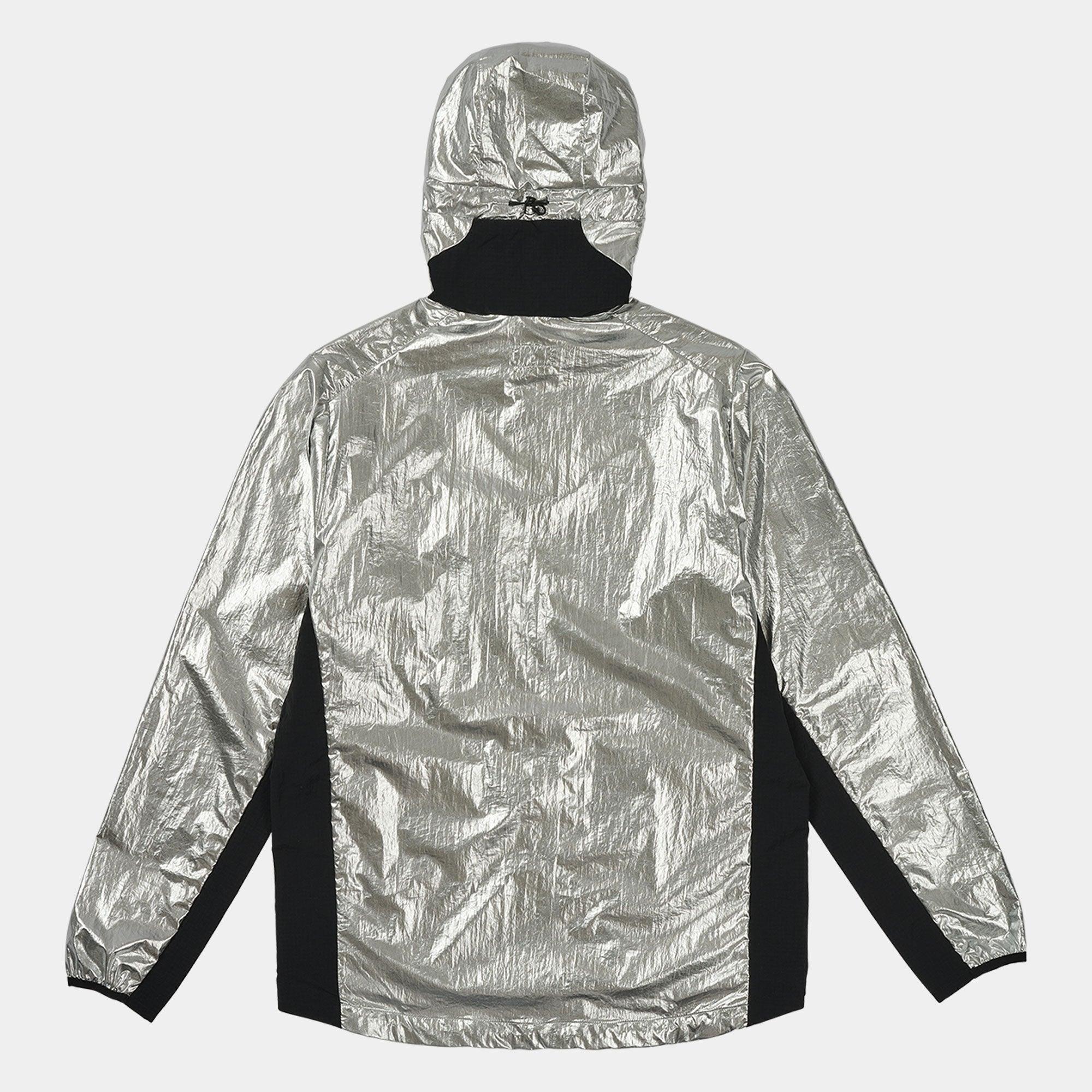 The Trilogy Tapes Lightweight Jacket - Silver - Never Never