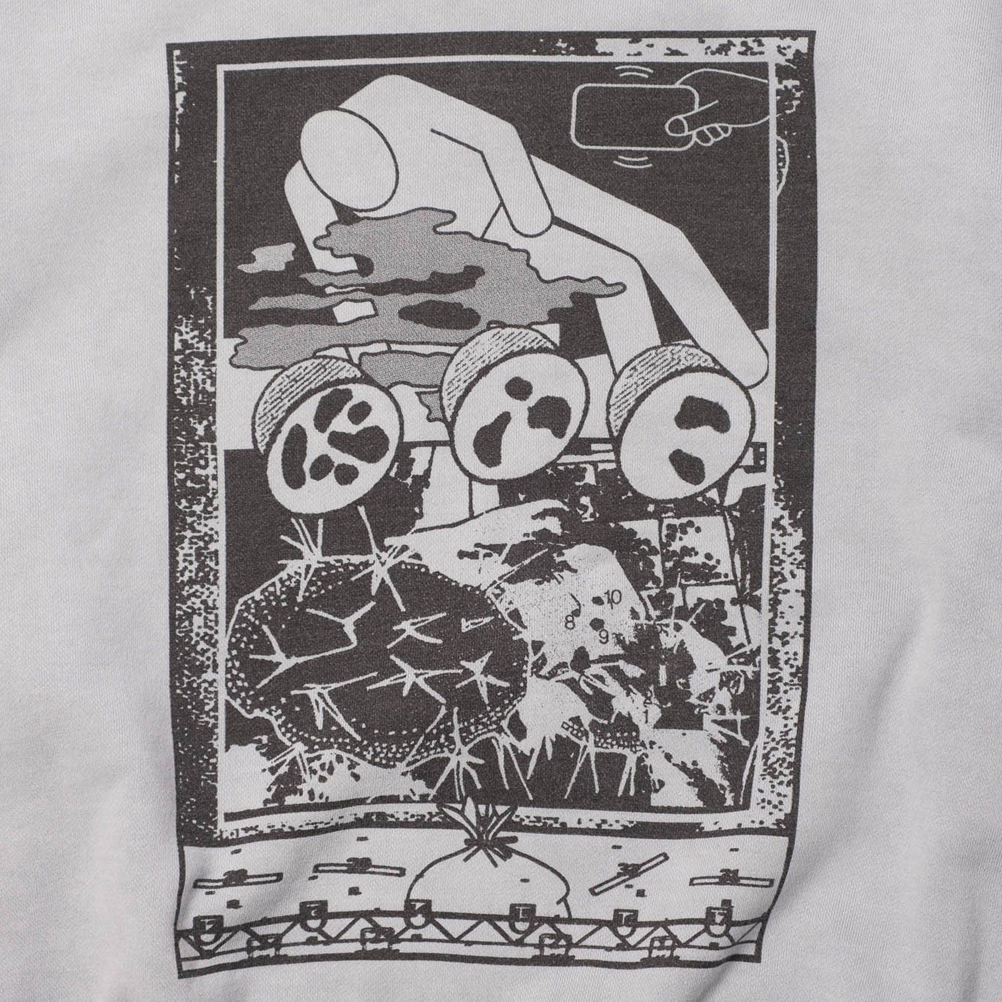 Cav Empt Overdye FK MindfulnessBlock Crew Neck Sweater - Grey - Never Never