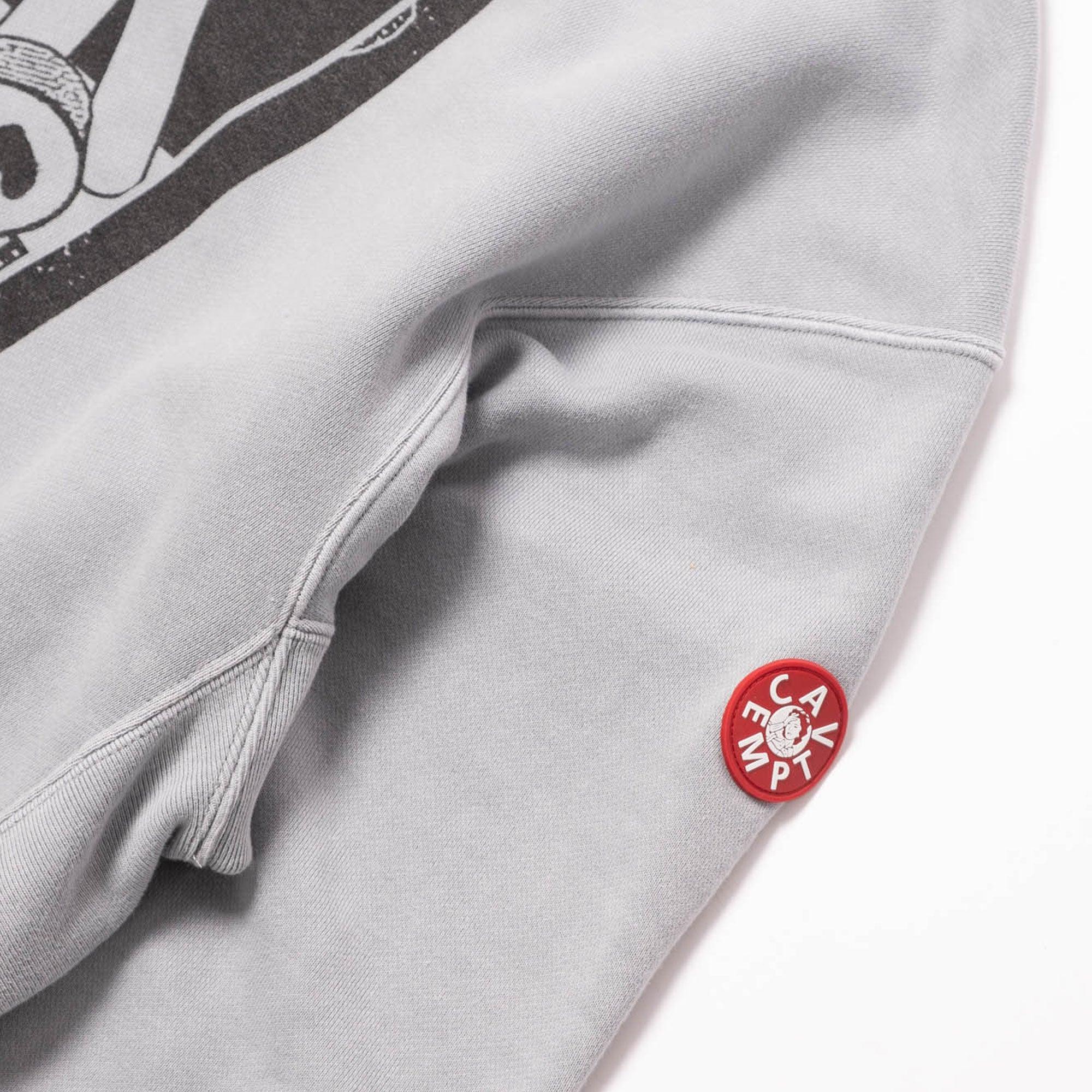 Cav Empt Overdye FK MindfulnessBlock Crew Neck Sweater - Grey - Never Never