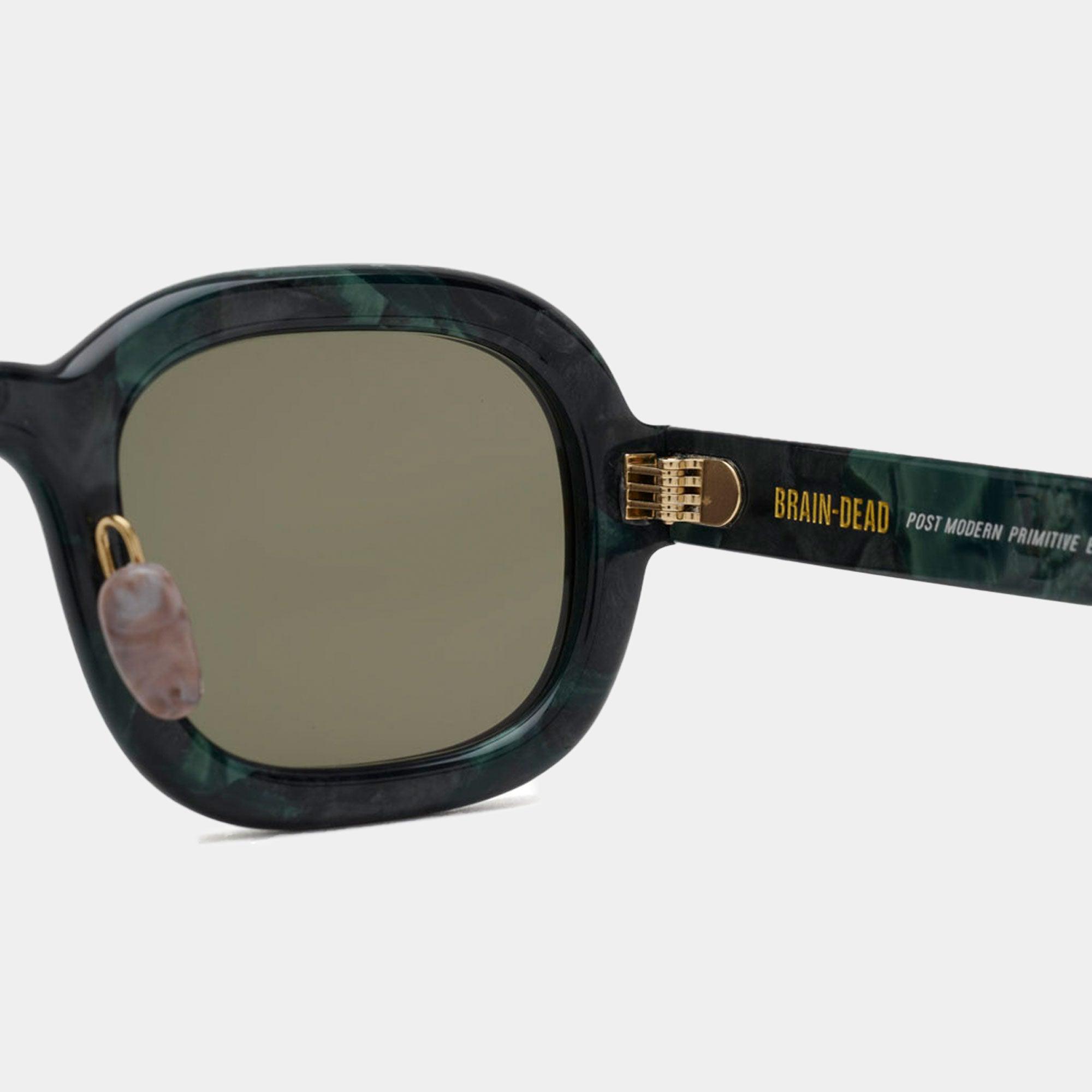 Brain Dead Newman Eye Protection - Green Pearl/Coke Bottle Lens - Never Never