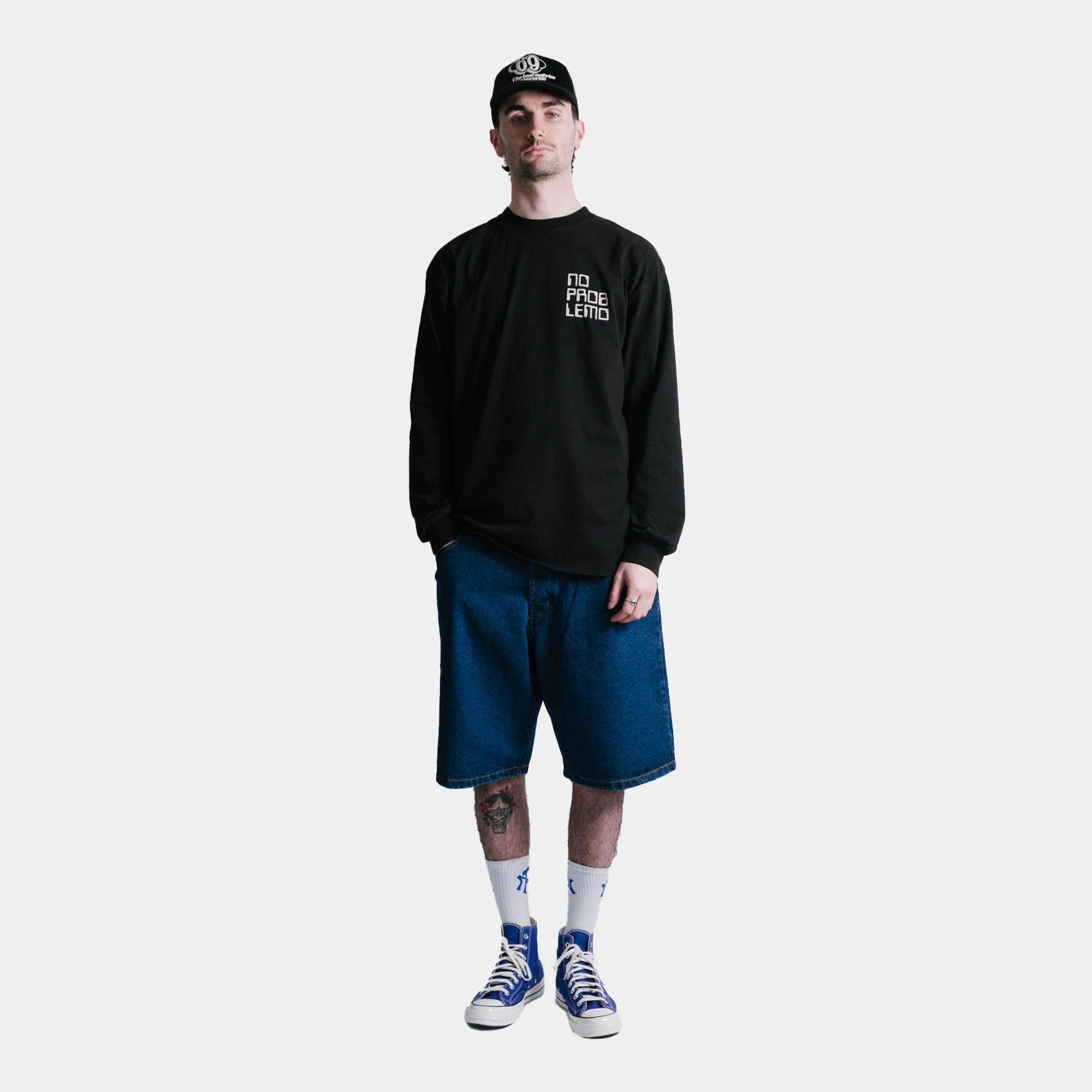 No Problemo No Vision LS Tee - Black - Never Never