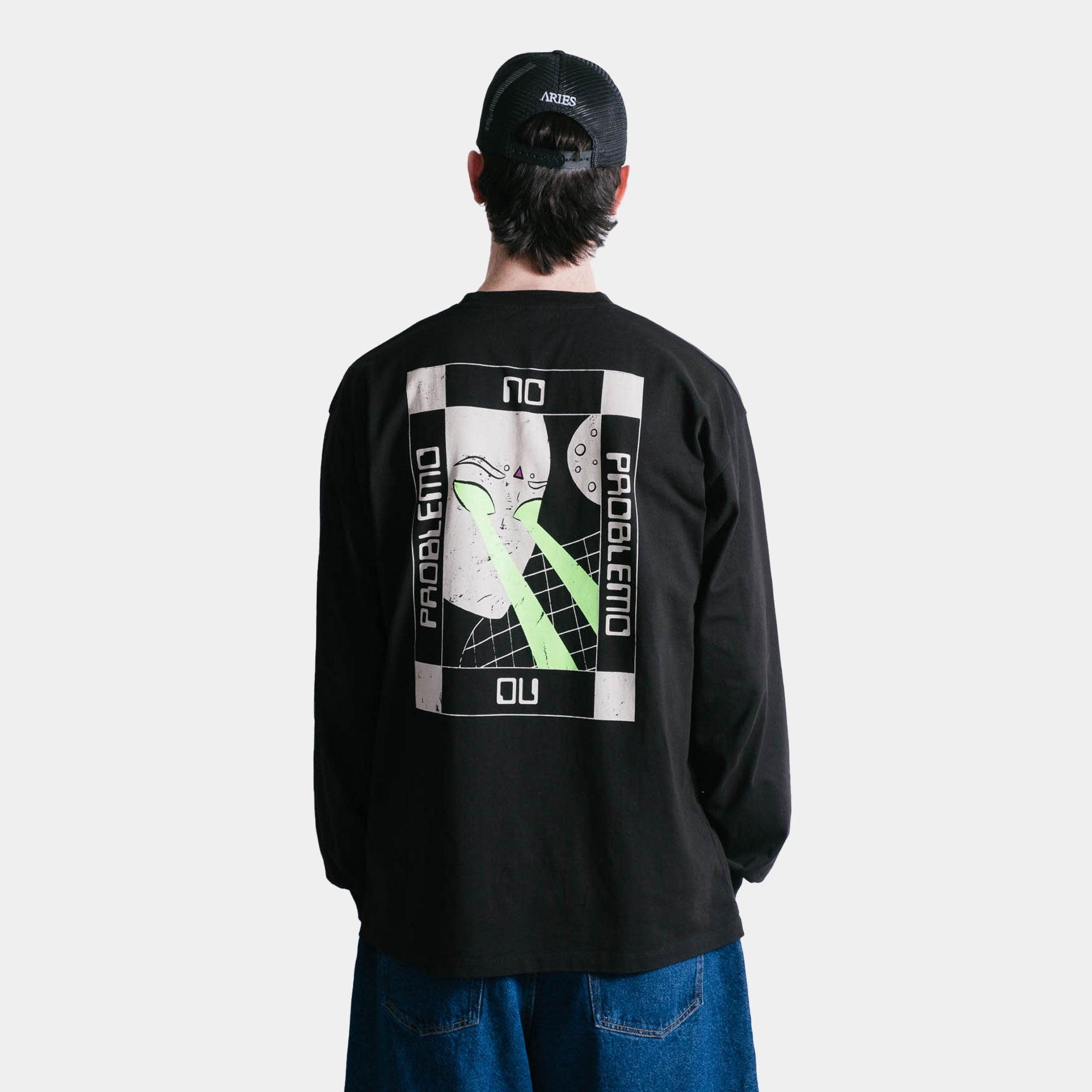 No Problemo No Vision LS Tee - Black - Never Never