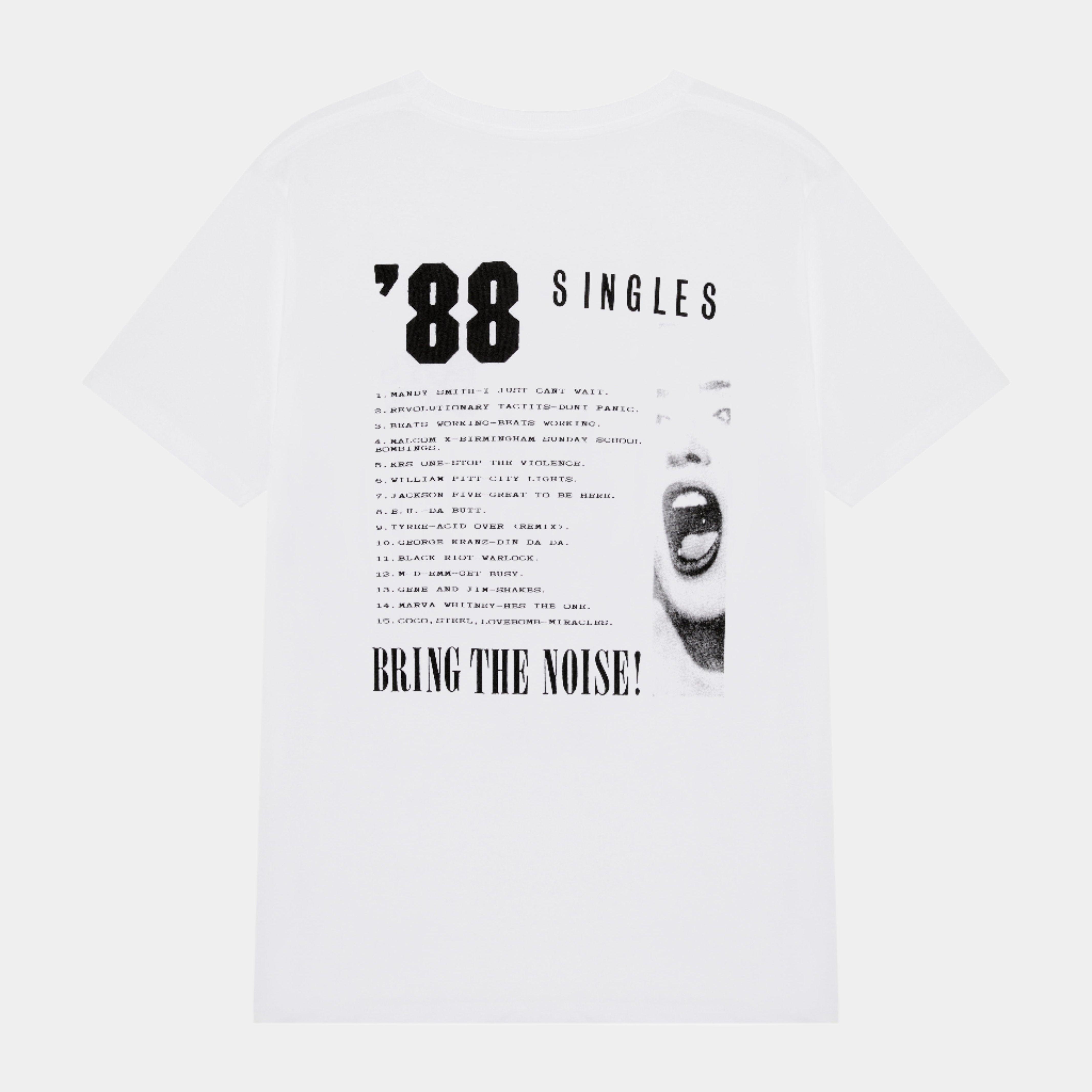 Boy's Own Bring The Noise Tee - White - Never Never