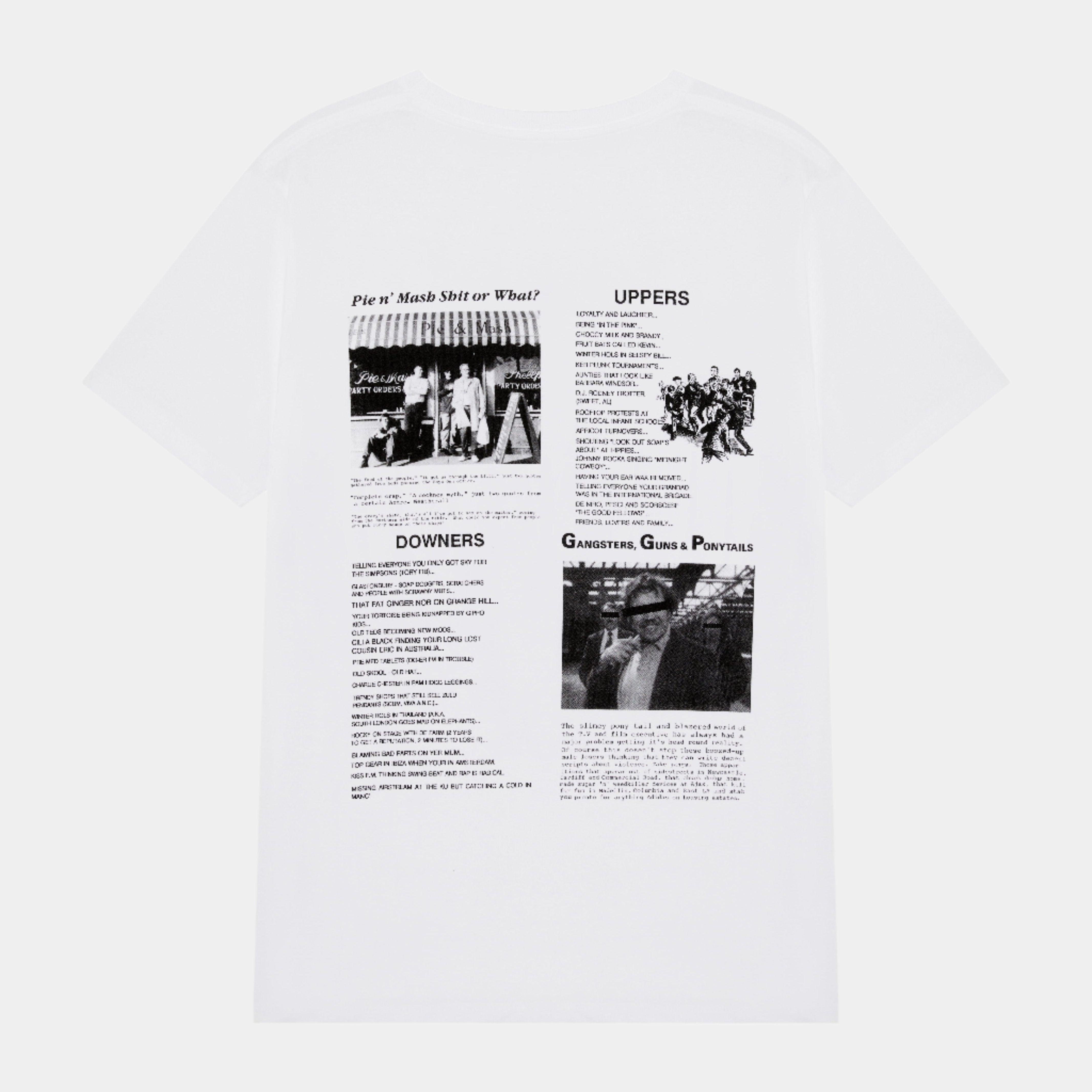 Boy's Own Pie & Mash Tee - White - Never Never