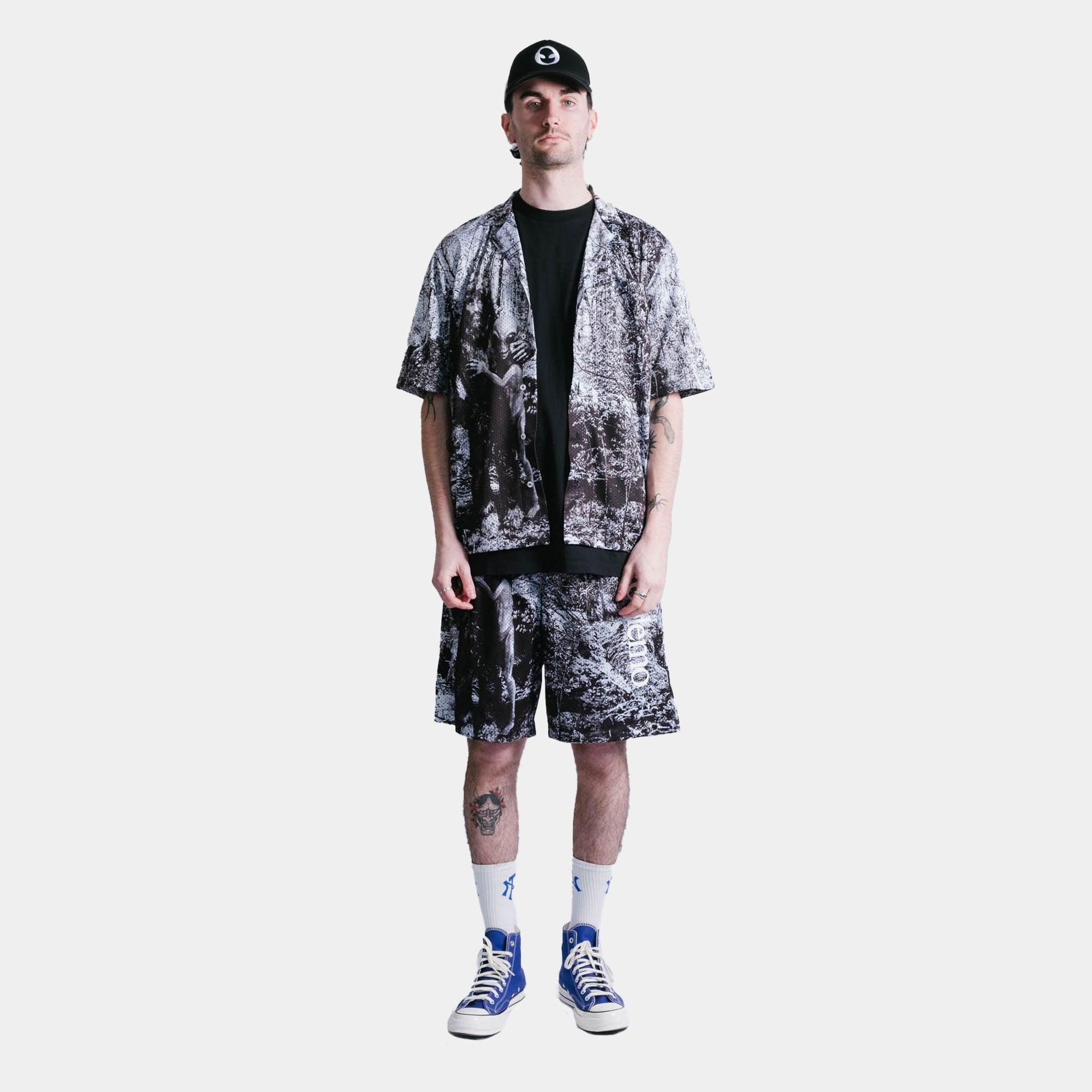 No Problemo Bigfoot Airtex Board Shorts - Multi - Never Never