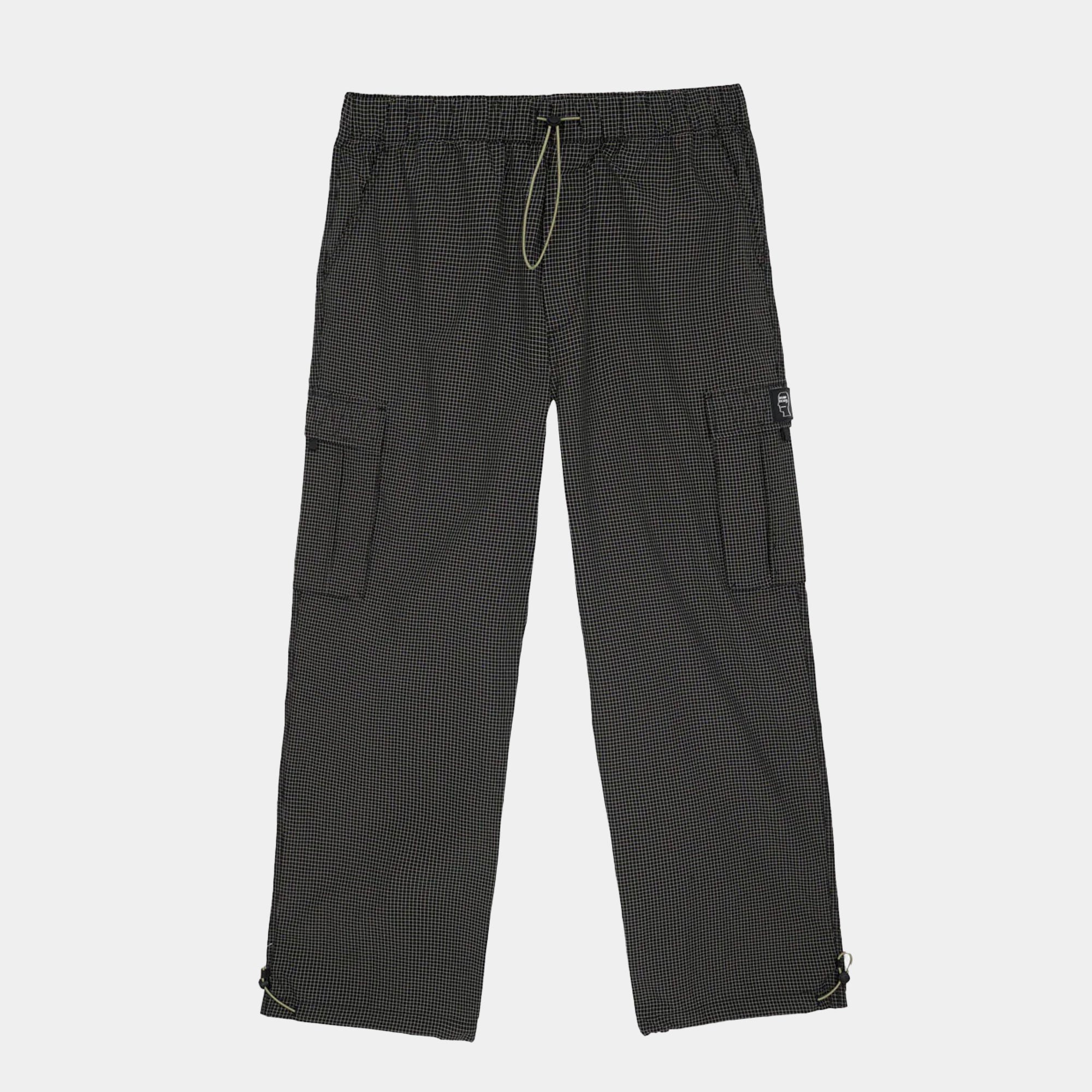 Brain Dead Gridded Ripstop Flight Pant - Black