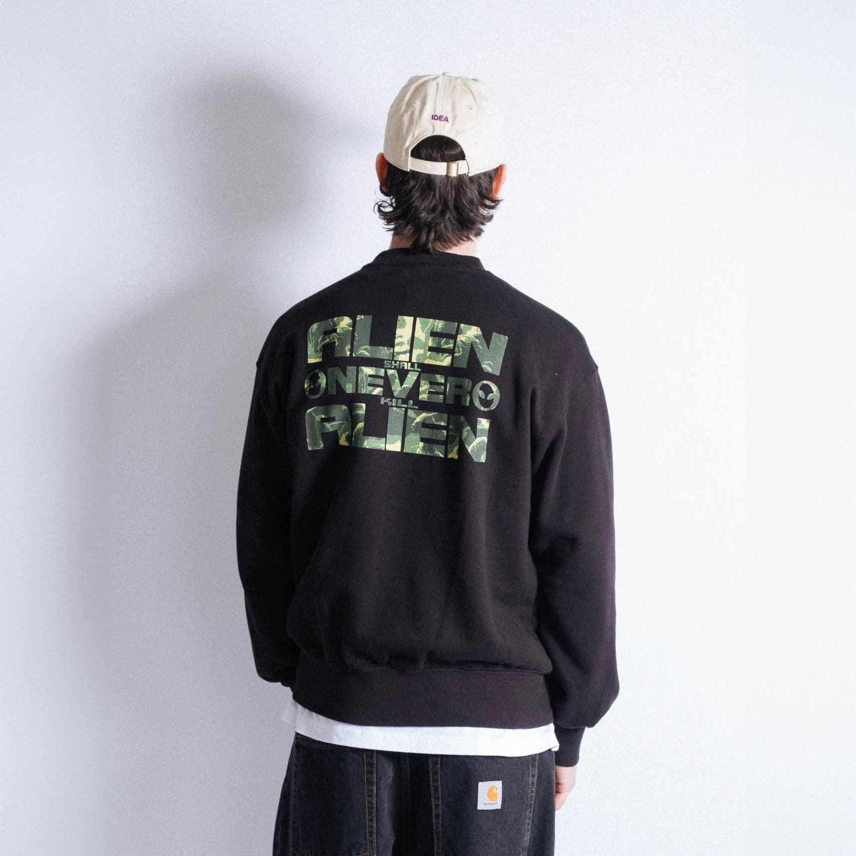 No Problemo Alien Shall Not Sweatshirt - Black - Never Never