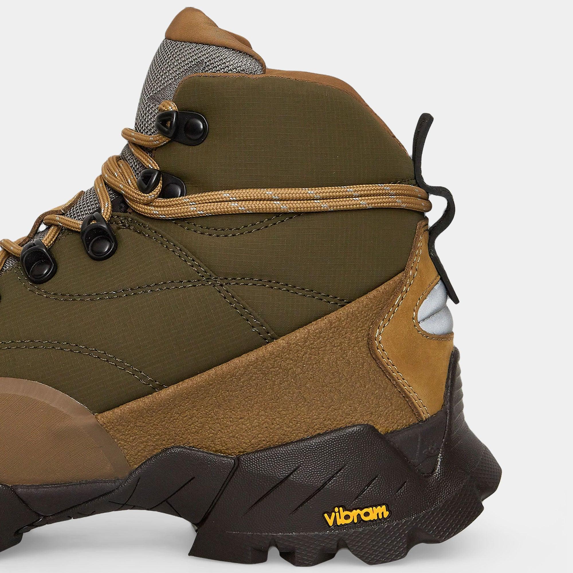 ROA Andreas Strap Boot - Olive Brown - Never Never