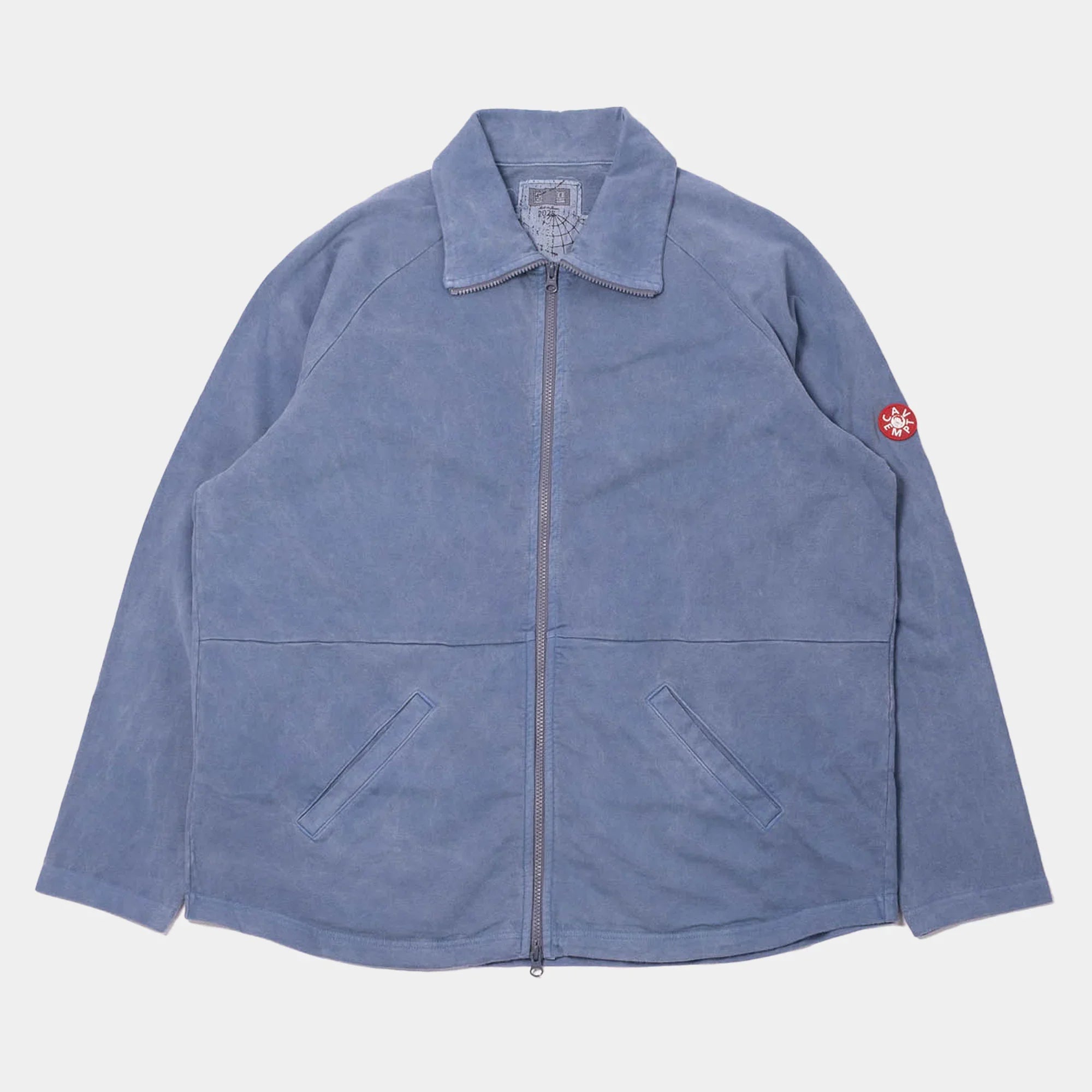 Cav Empt Overdye Cotton Jersey Zip Up - Grey