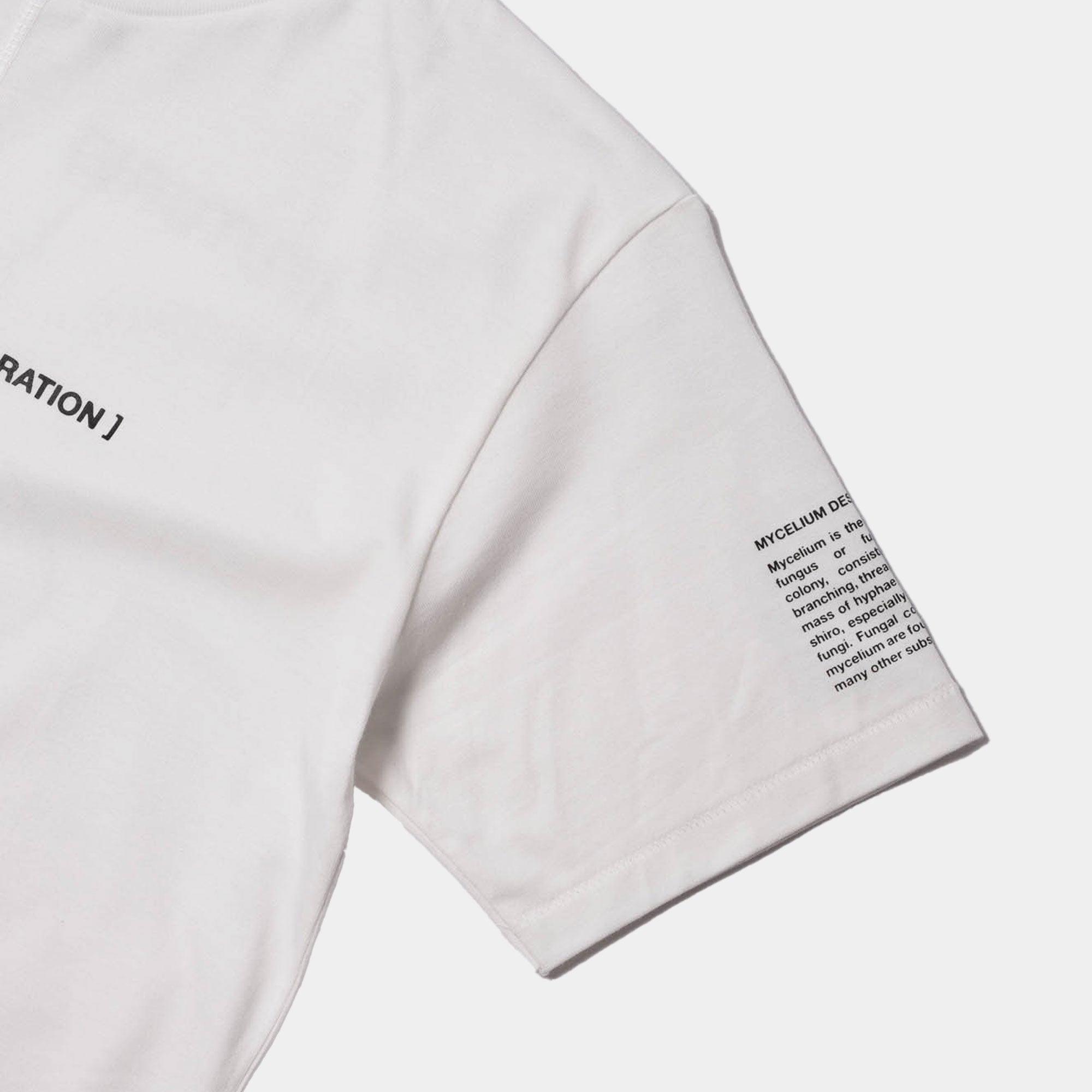 Space Available Mycelium Design Exploration Tee - White - Never Never