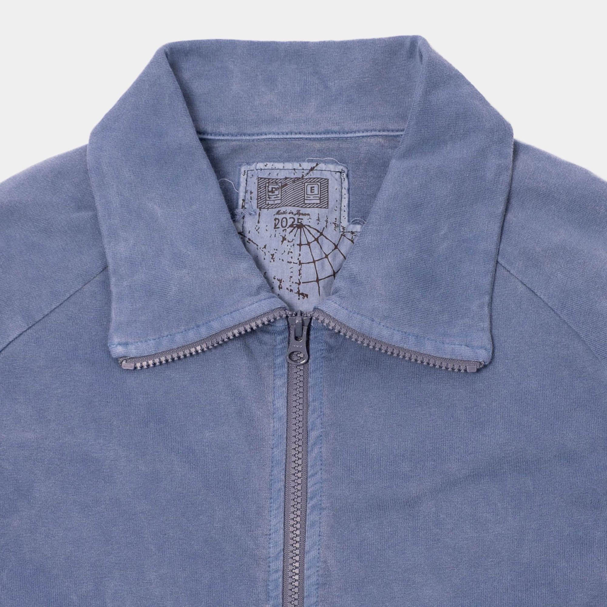 Cav Empt Overdye Cotton Jersey Zip Up - Grey