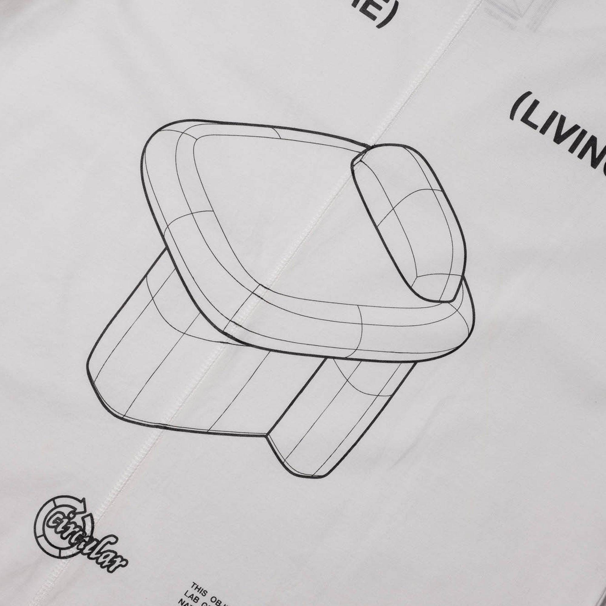 Space Available Mycelium Design Exploration Tee - White - Never Never